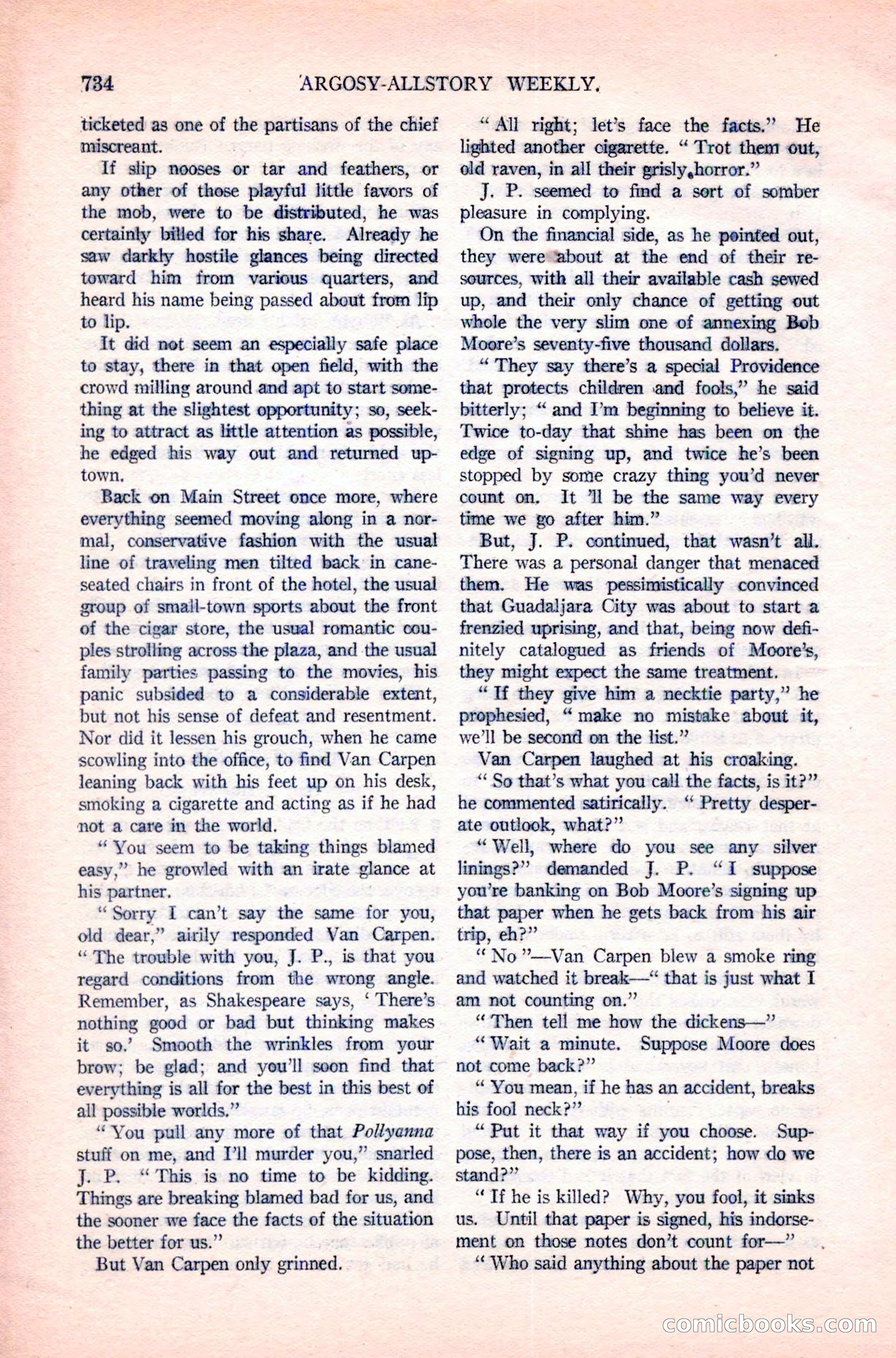 Argosy All-Story Weekly, April 14, 1923 — page 108 of 180