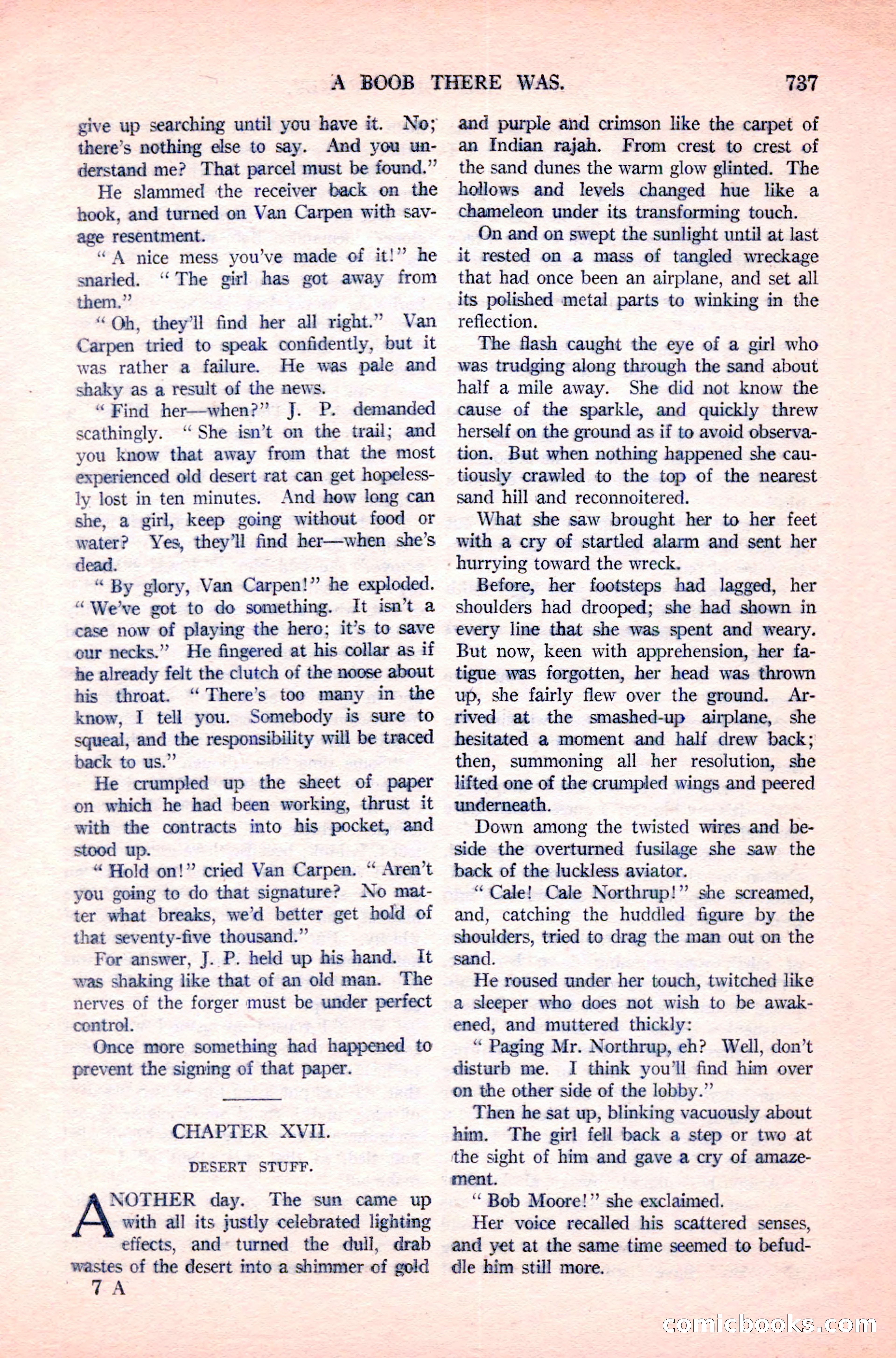 Argosy All-Story Weekly, April 14, 1923 — page 111 of 180