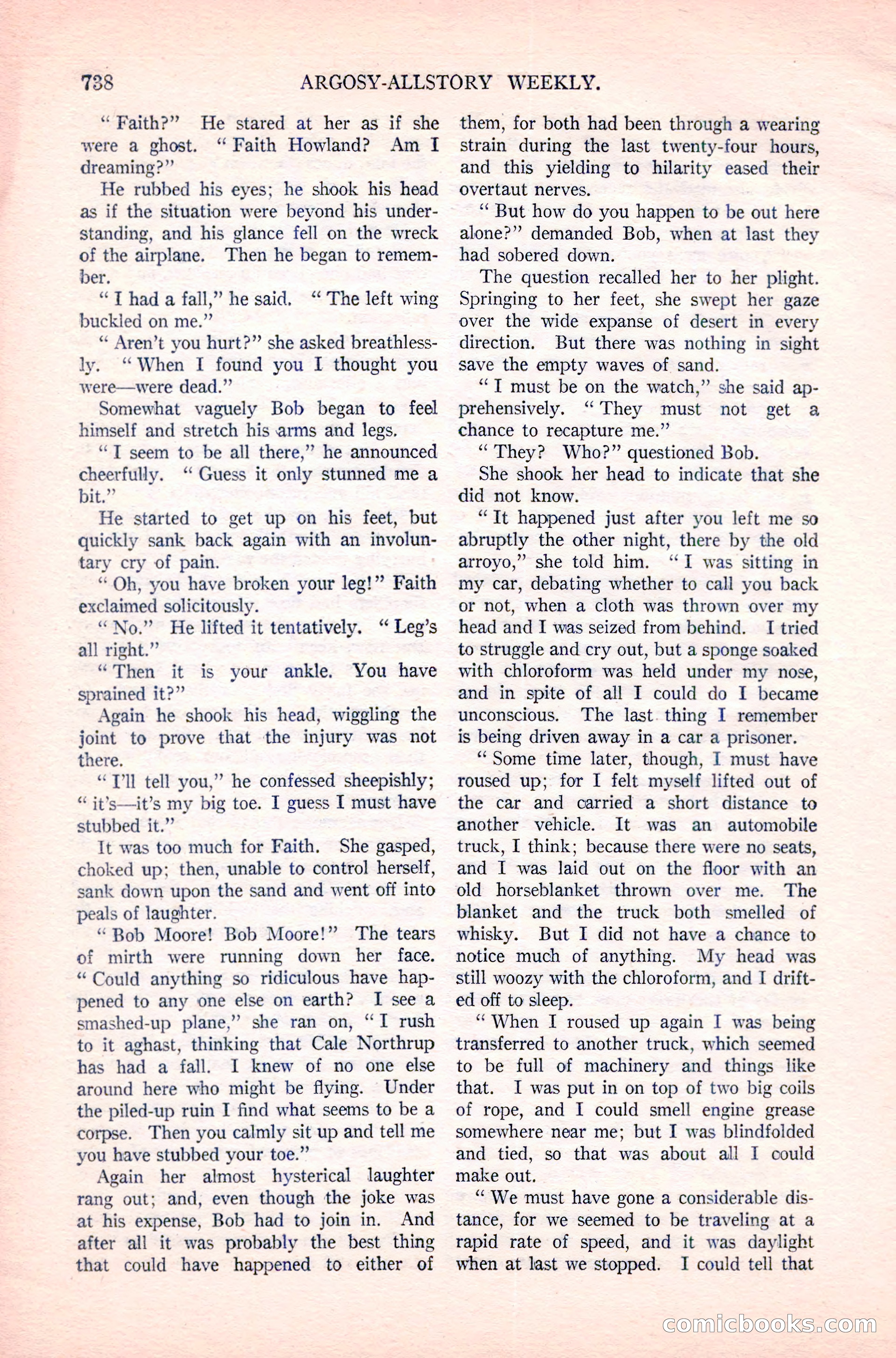 Argosy All-Story Weekly, April 14, 1923 — page 112 of 180