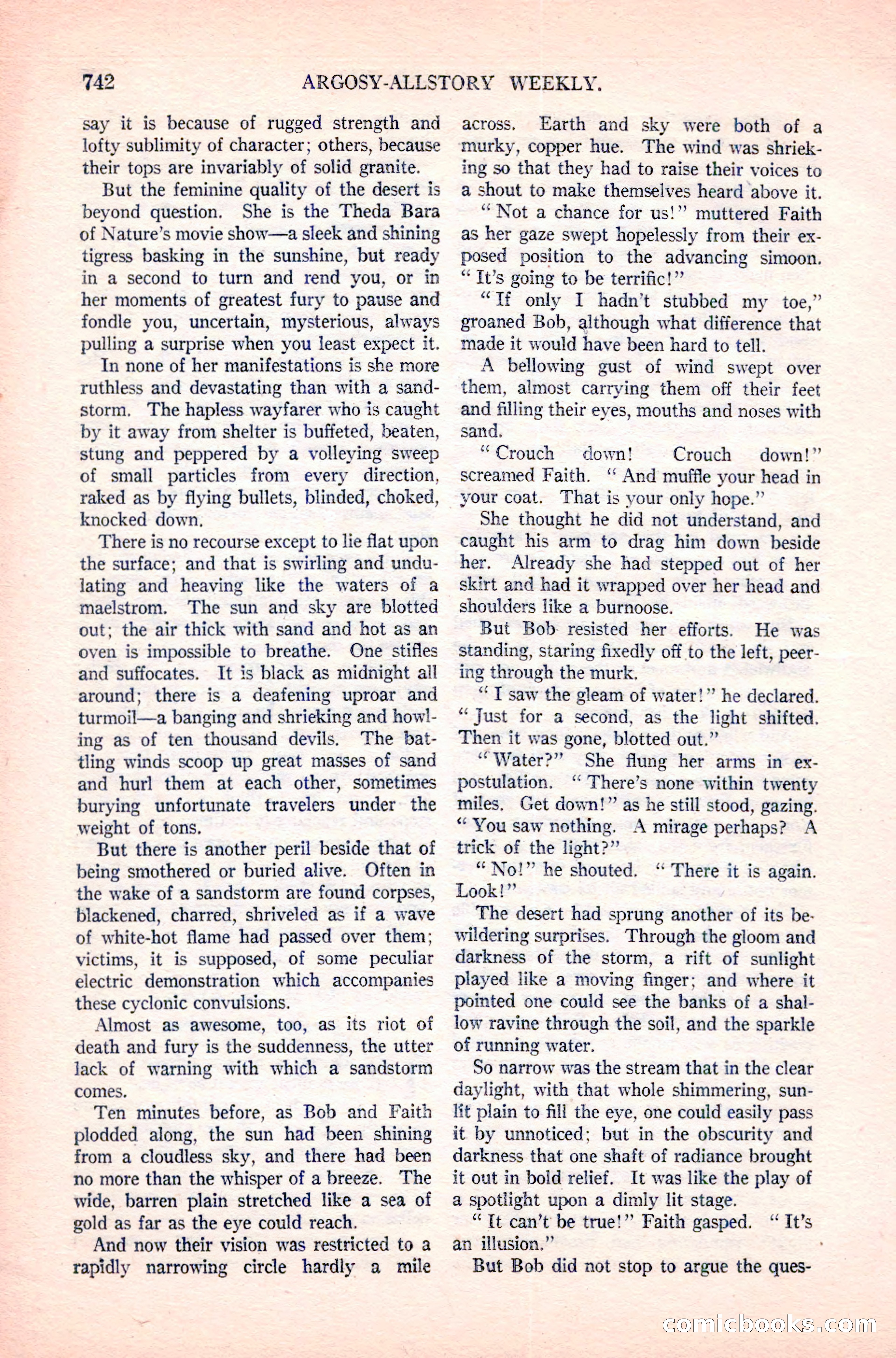 Argosy All-Story Weekly, April 14, 1923 — page 116 of 180