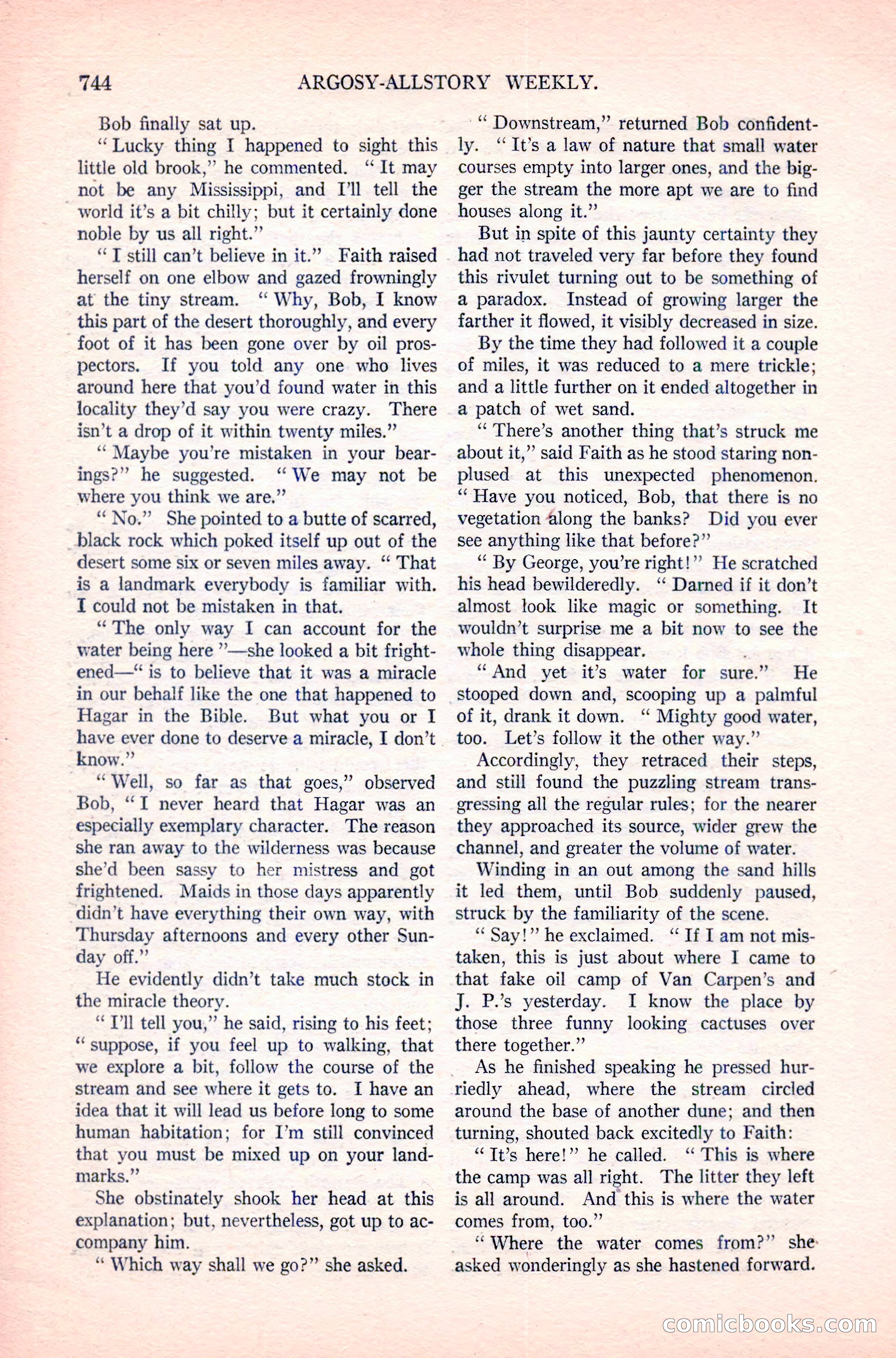 Argosy All-Story Weekly, April 14, 1923 — page 118 of 180