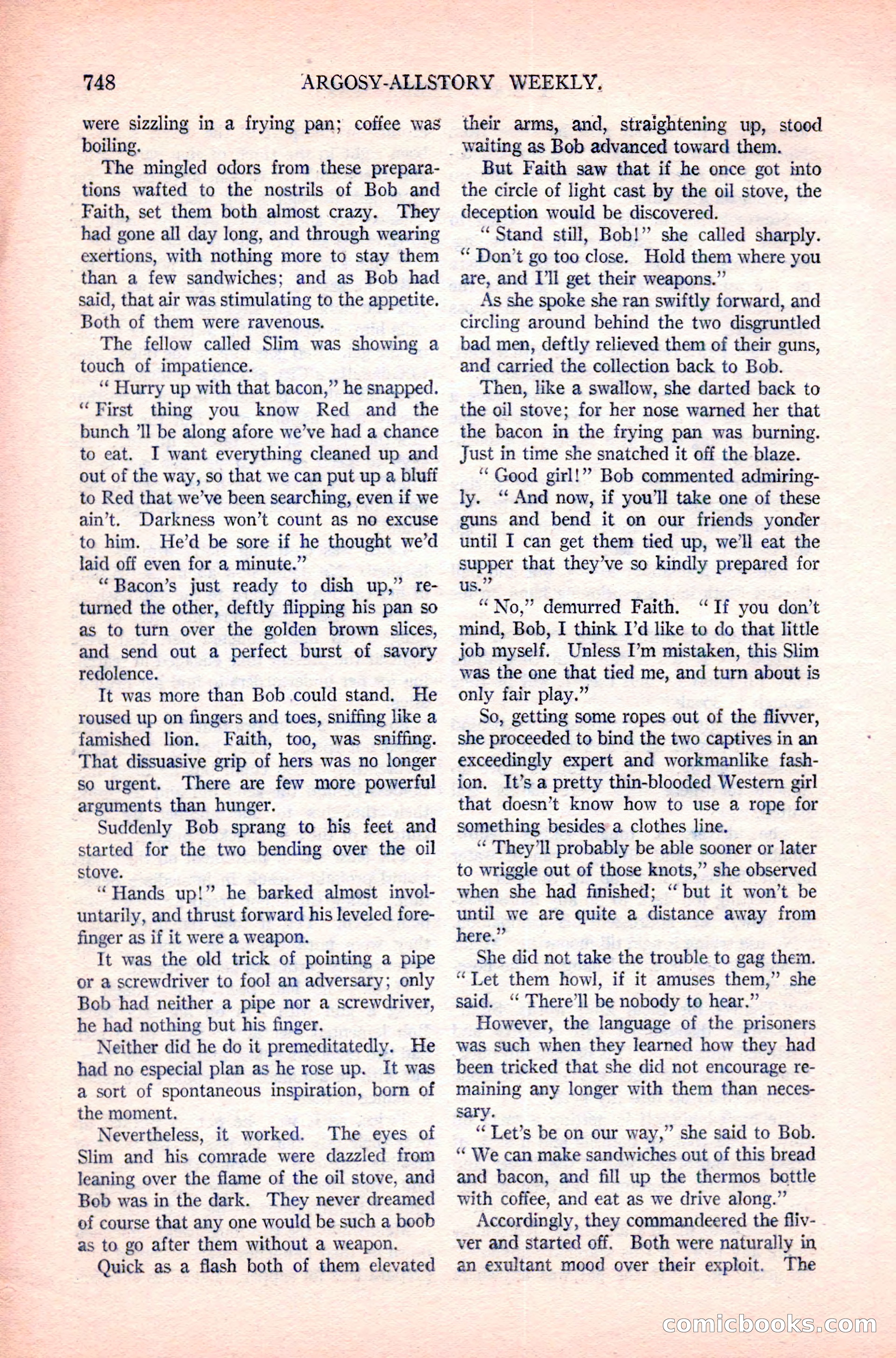 Argosy All-Story Weekly, April 14, 1923 — page 122 of 180