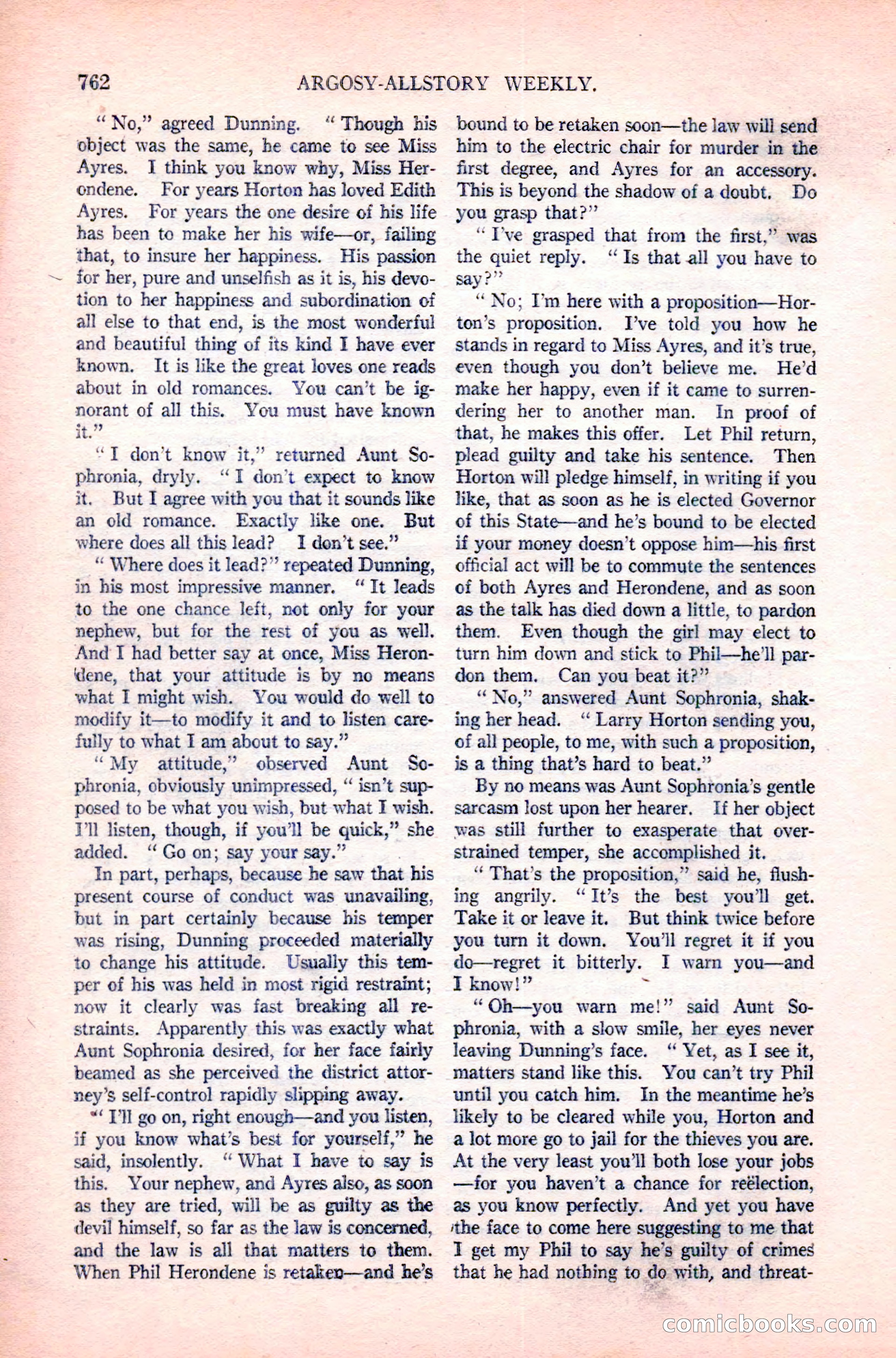 Argosy All-Story Weekly, April 14, 1923 — page 136 of 180