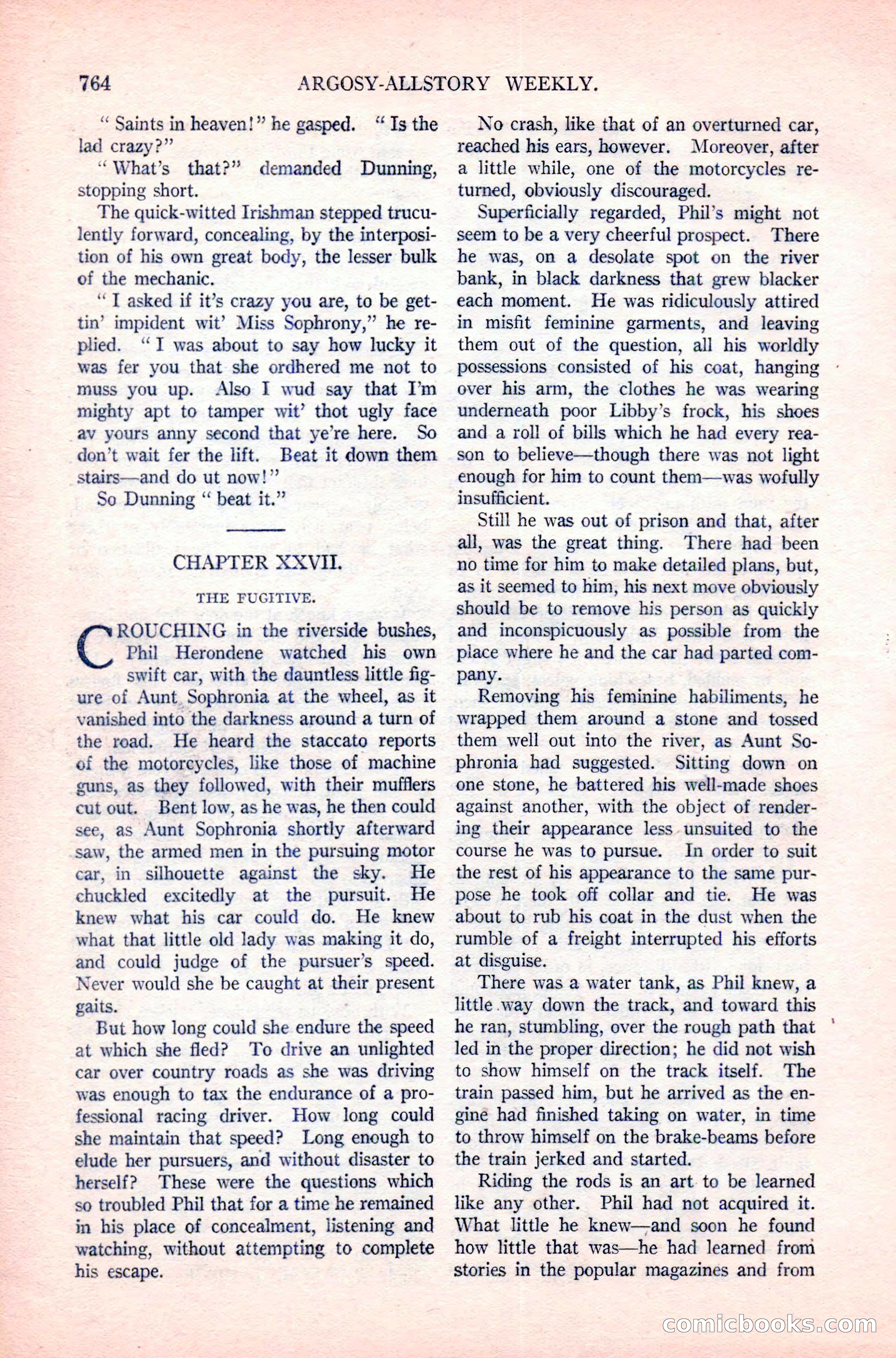Argosy All-Story Weekly, April 14, 1923 — page 138 of 180