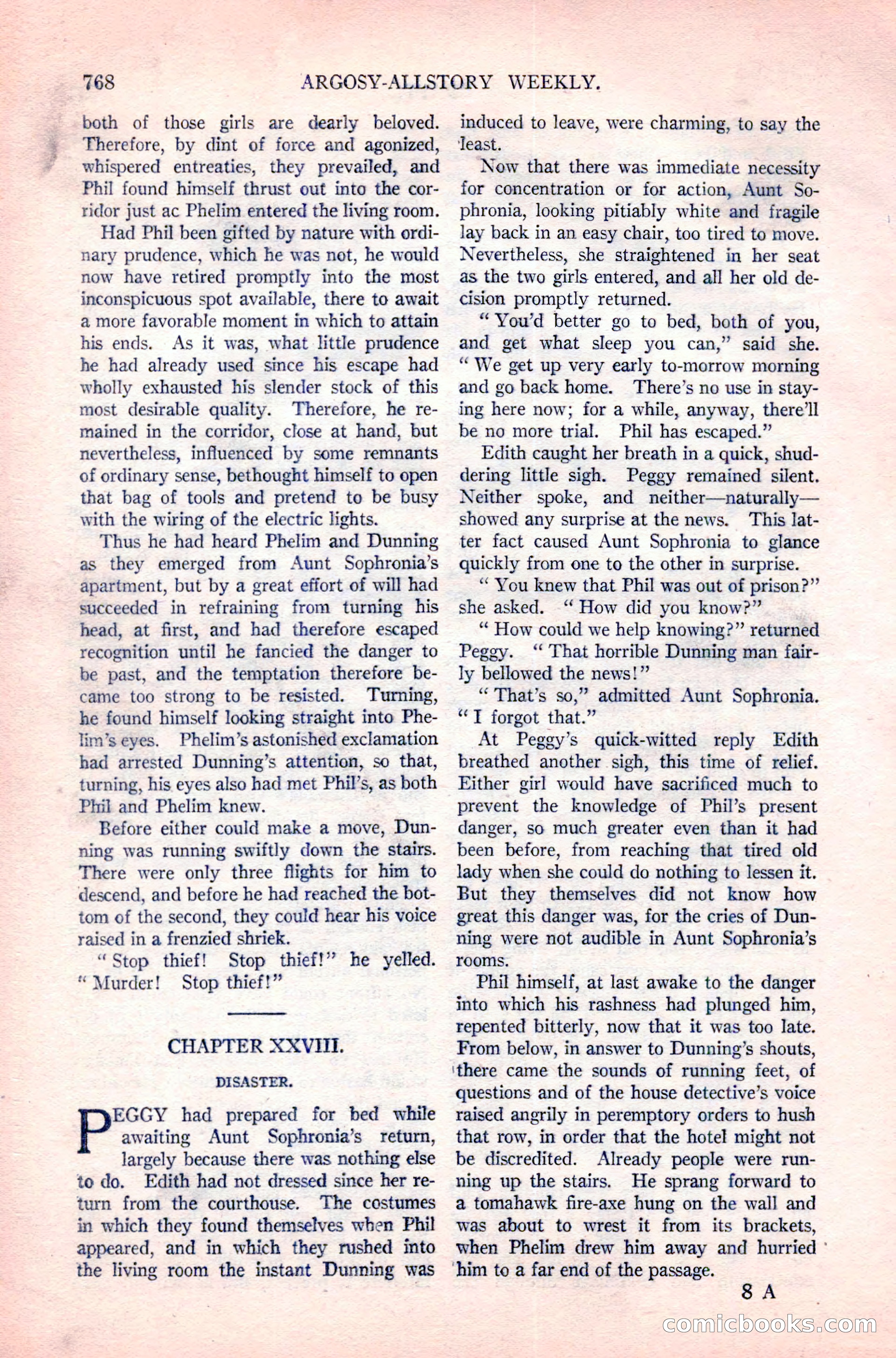 Argosy All-Story Weekly, April 14, 1923 — page 142 of 180