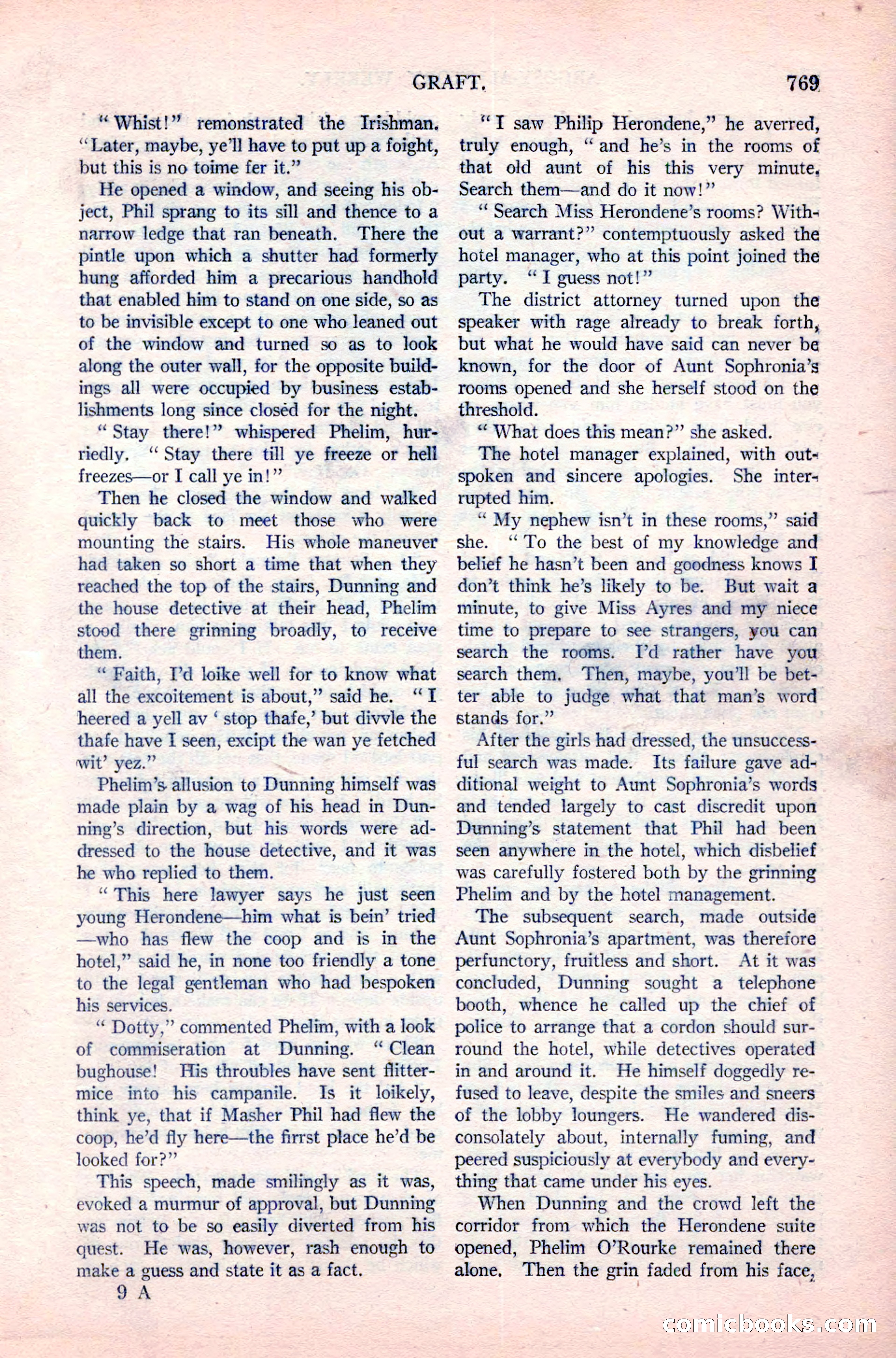 Argosy All-Story Weekly, April 14, 1923 — page 143 of 180