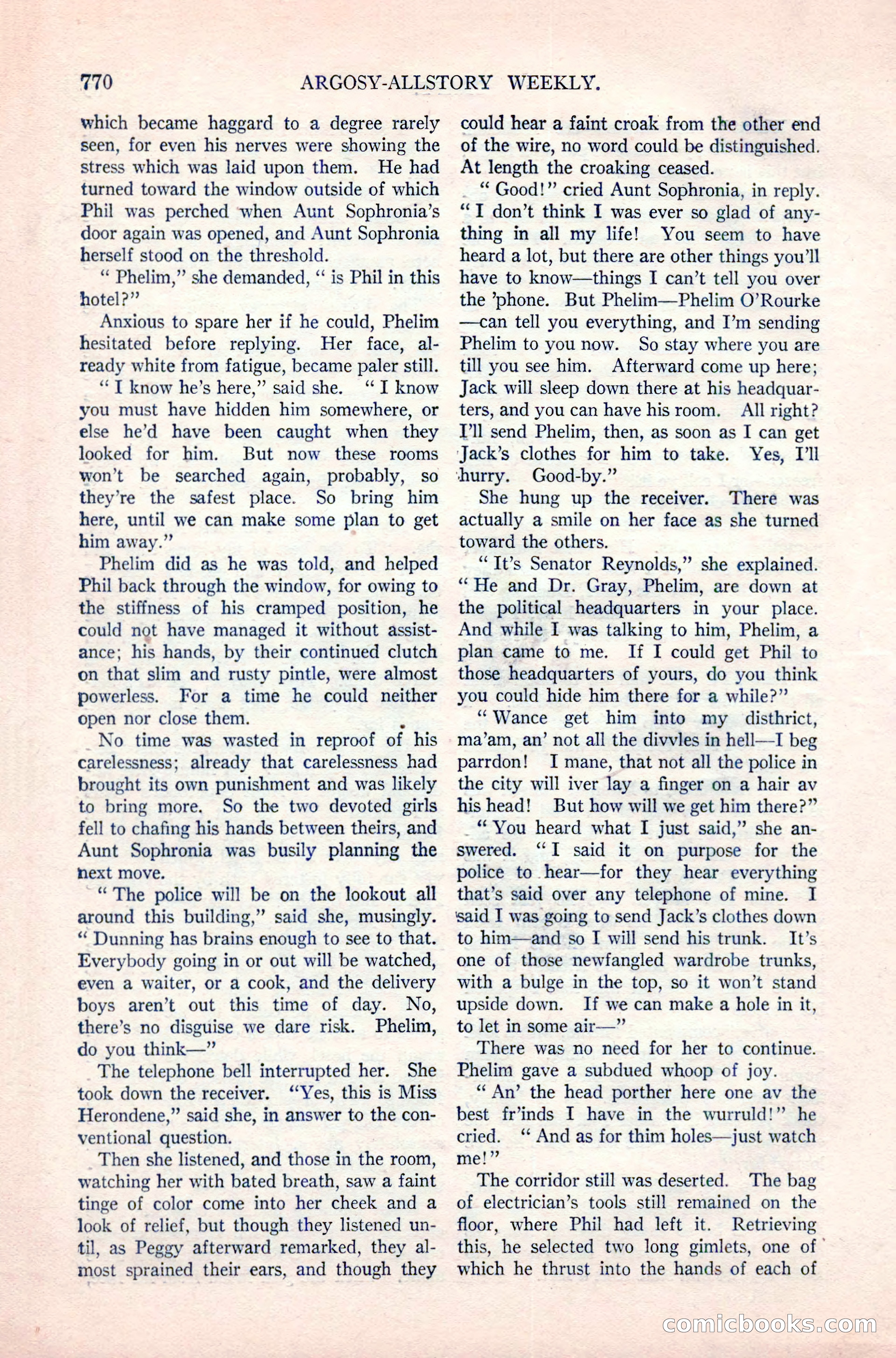 Argosy All-Story Weekly, April 14, 1923 — page 144 of 180