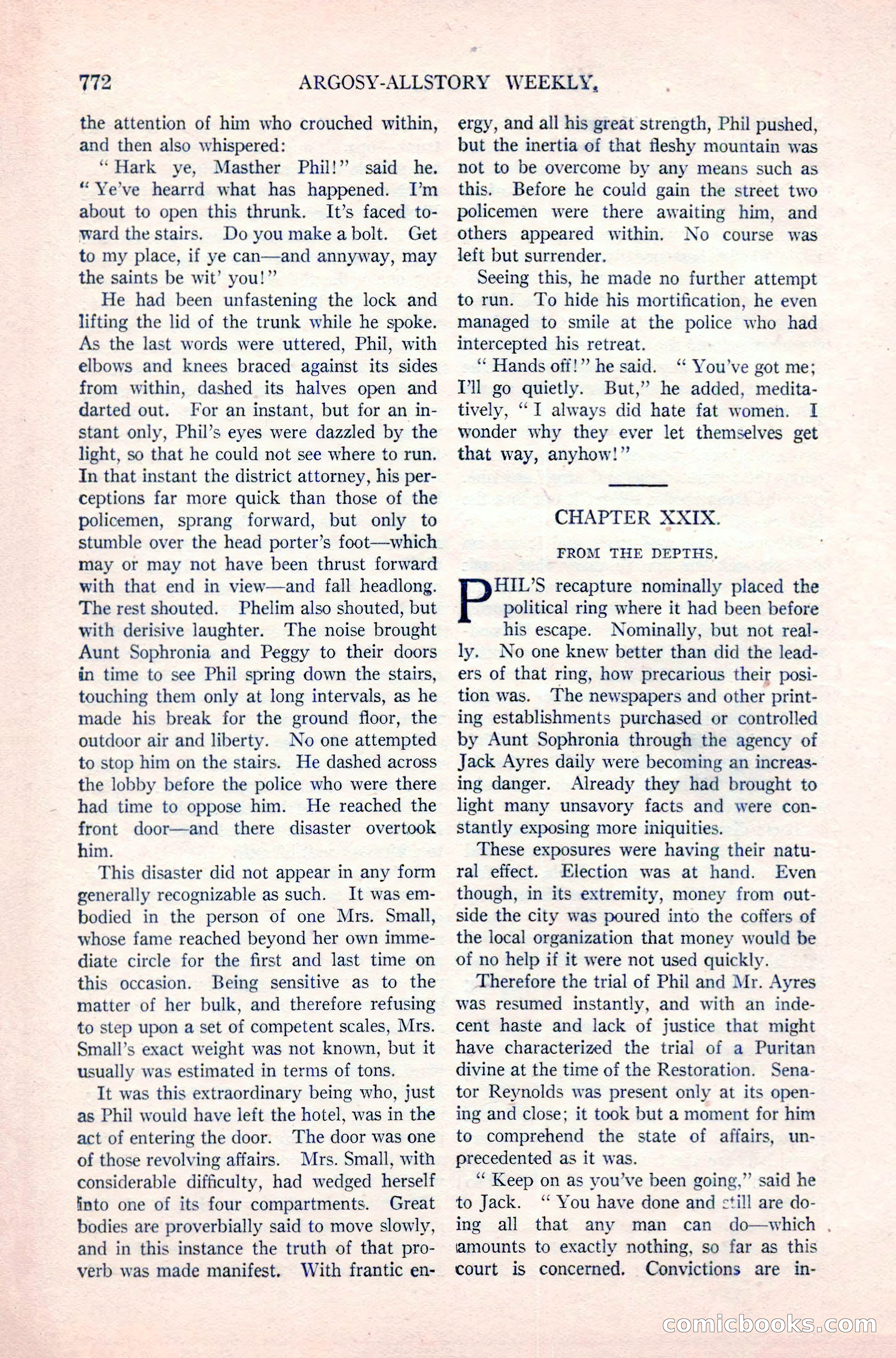Argosy All-Story Weekly, April 14, 1923 — page 146 of 180