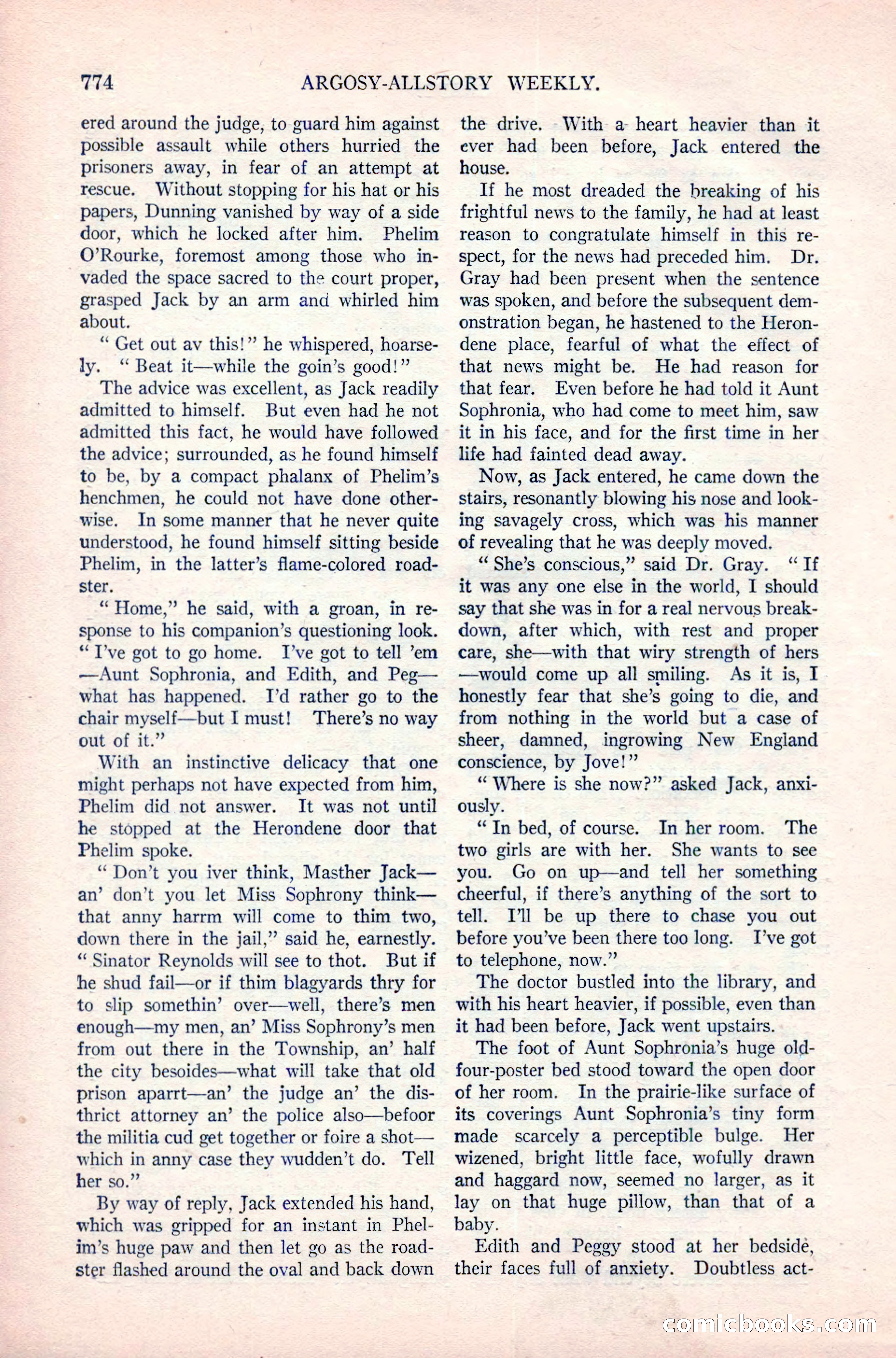 Argosy All-Story Weekly, April 14, 1923 — page 148 of 180