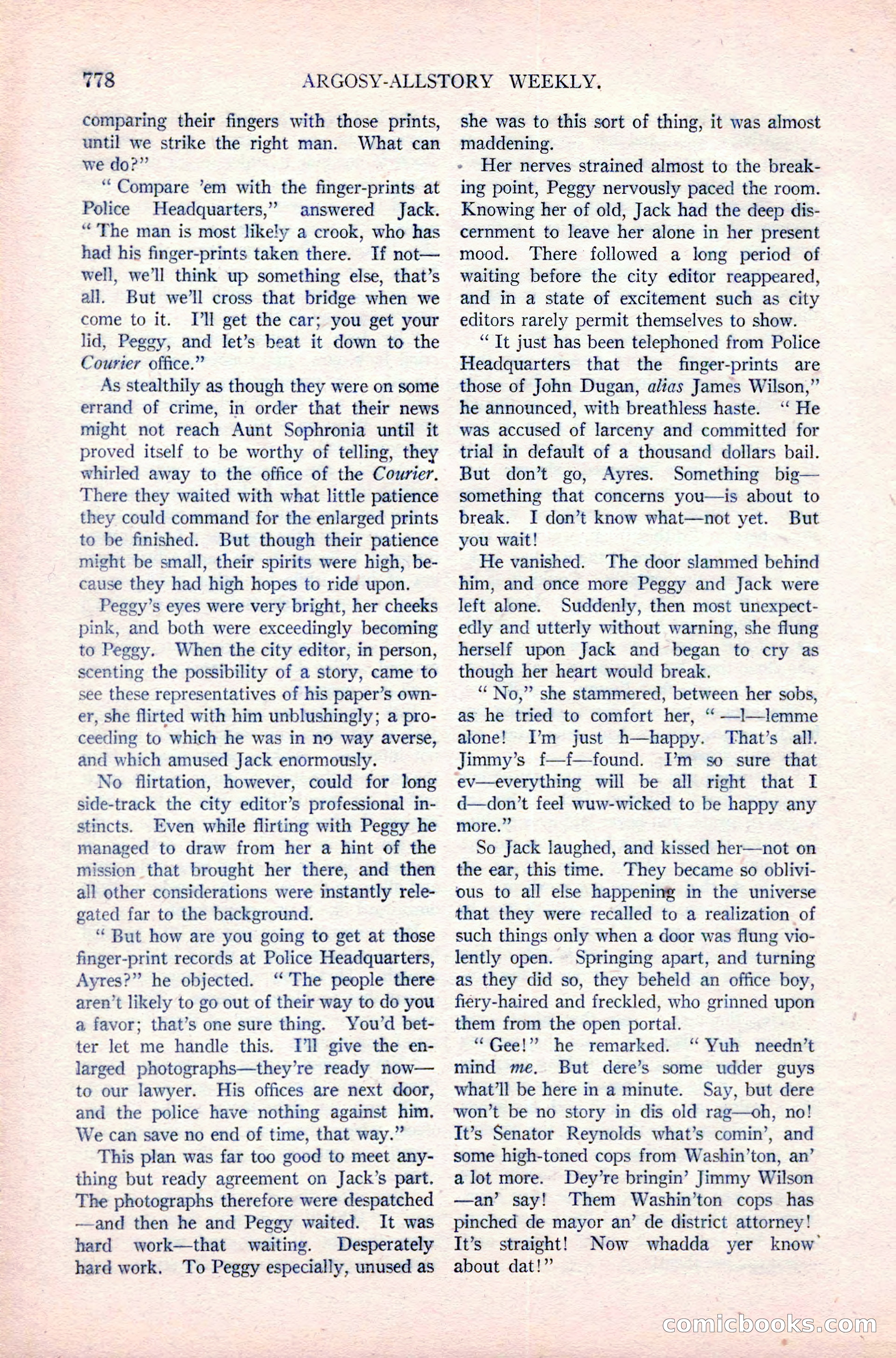 Argosy All-Story Weekly, April 14, 1923 — page 152 of 180