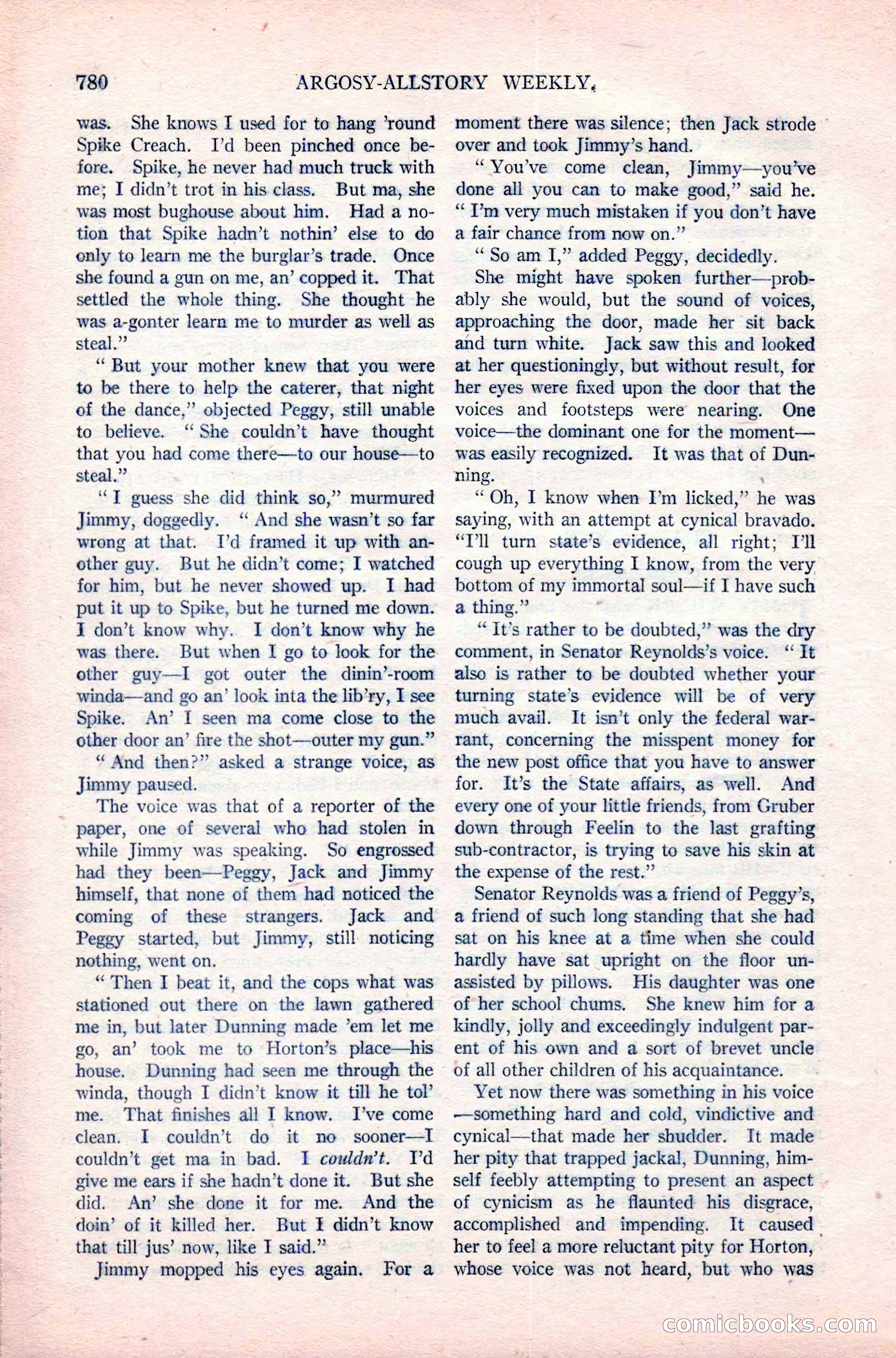 Argosy All-Story Weekly, April 14, 1923 — page 154 of 180
