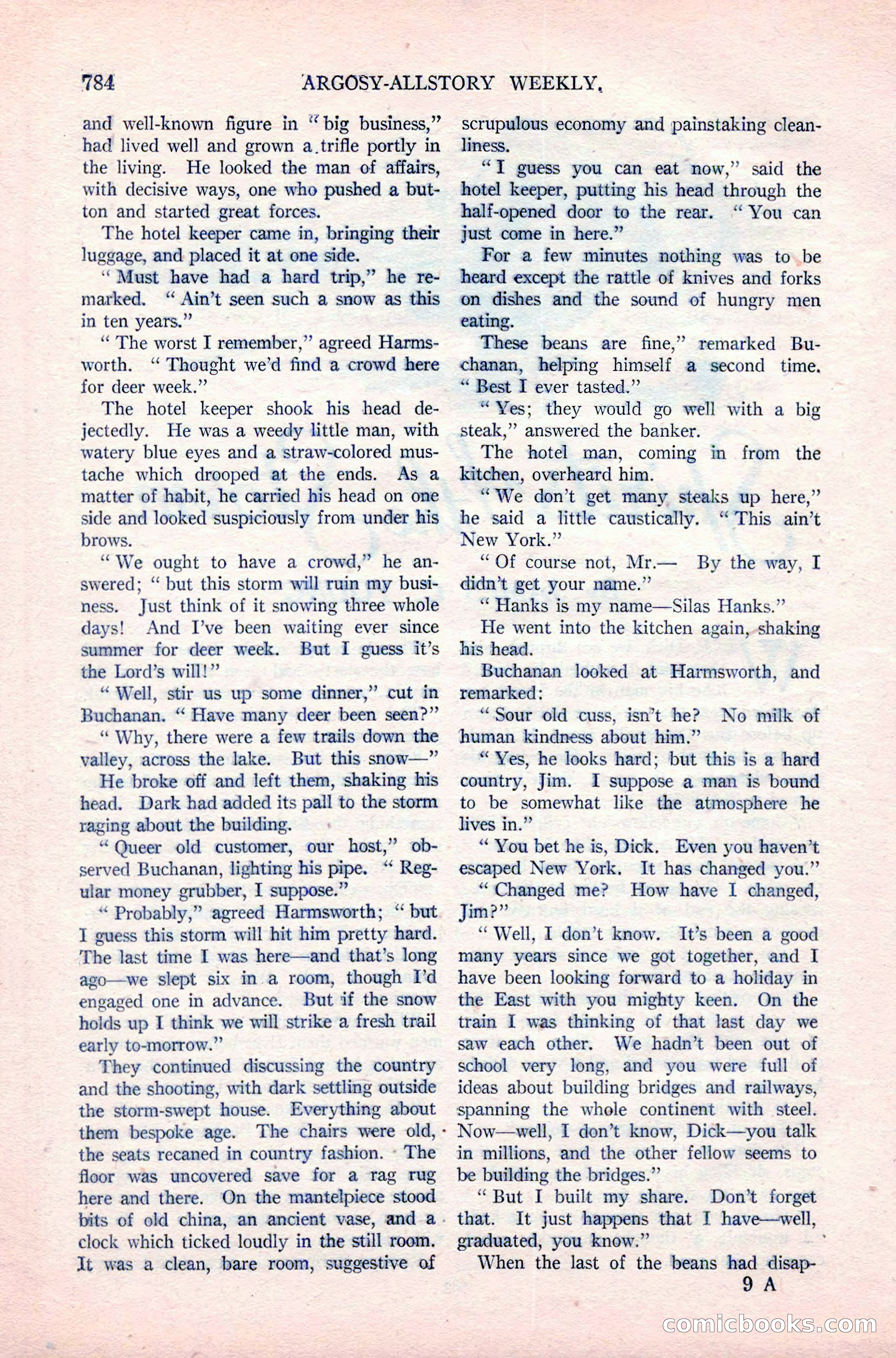 Argosy All-Story Weekly, April 14, 1923 — page 158 of 180