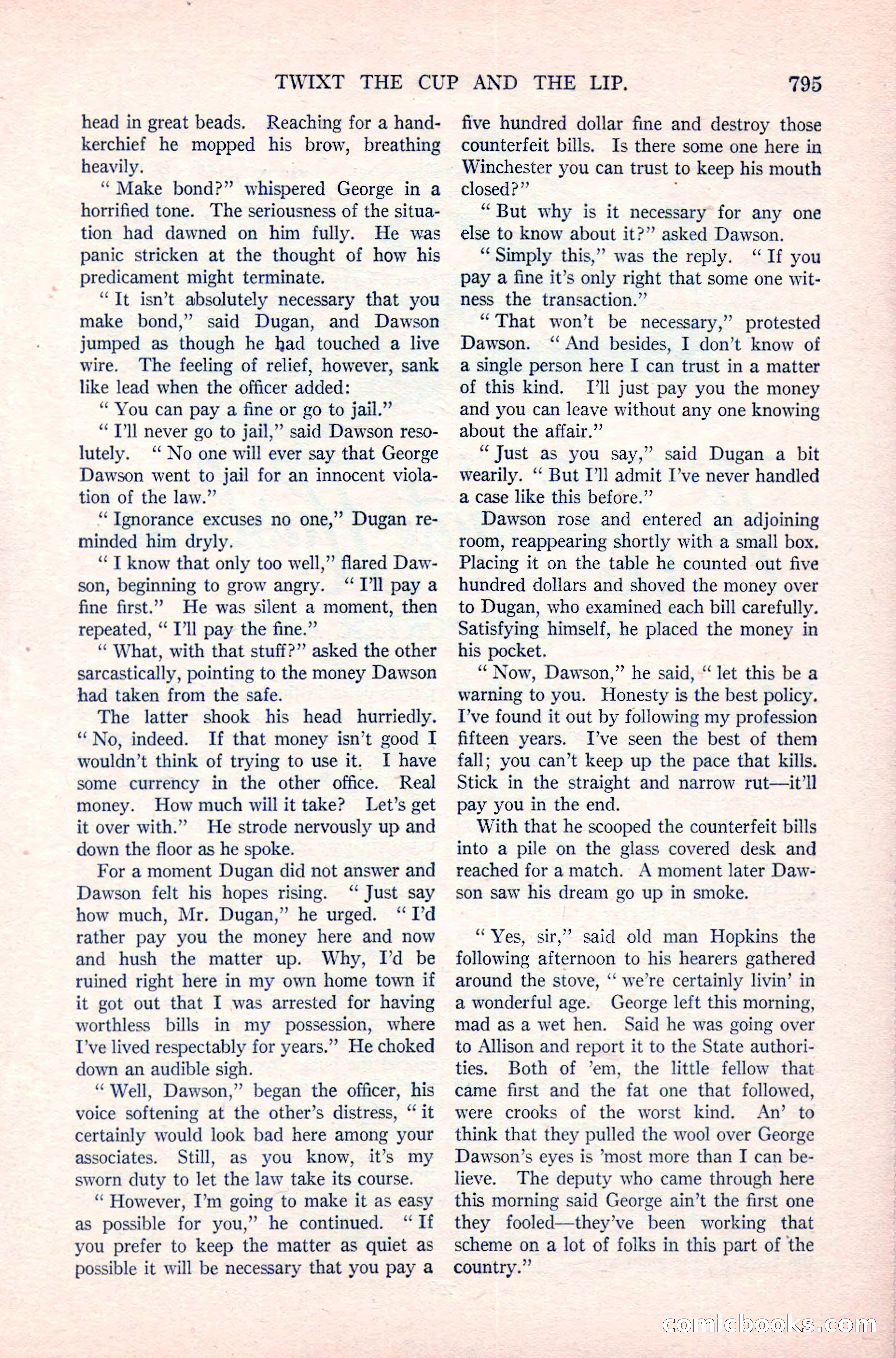 Argosy All-Story Weekly, April 14, 1923 — page 169 of 180