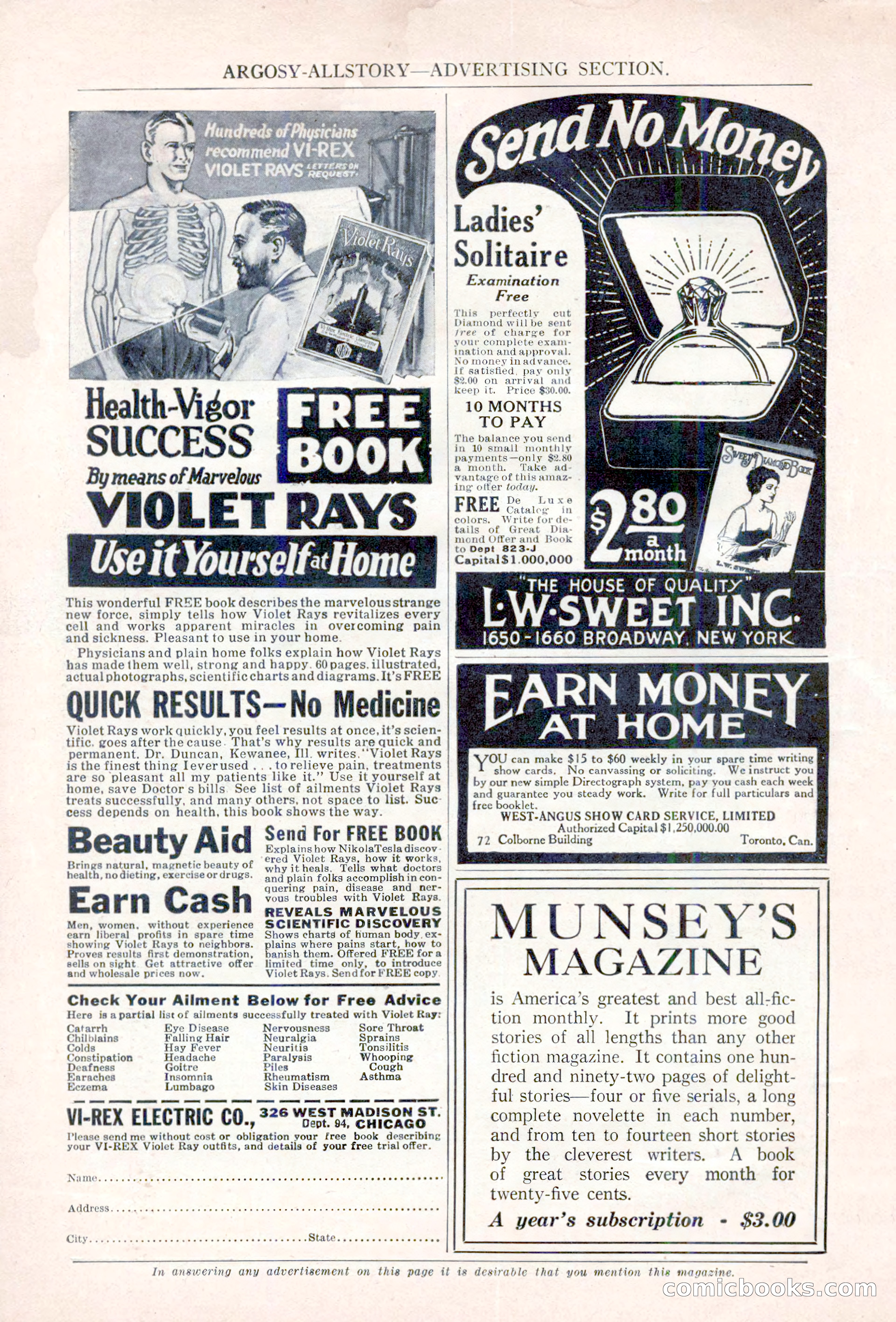 Argosy All-Story Weekly, April 14, 1923 — page 176 of 180