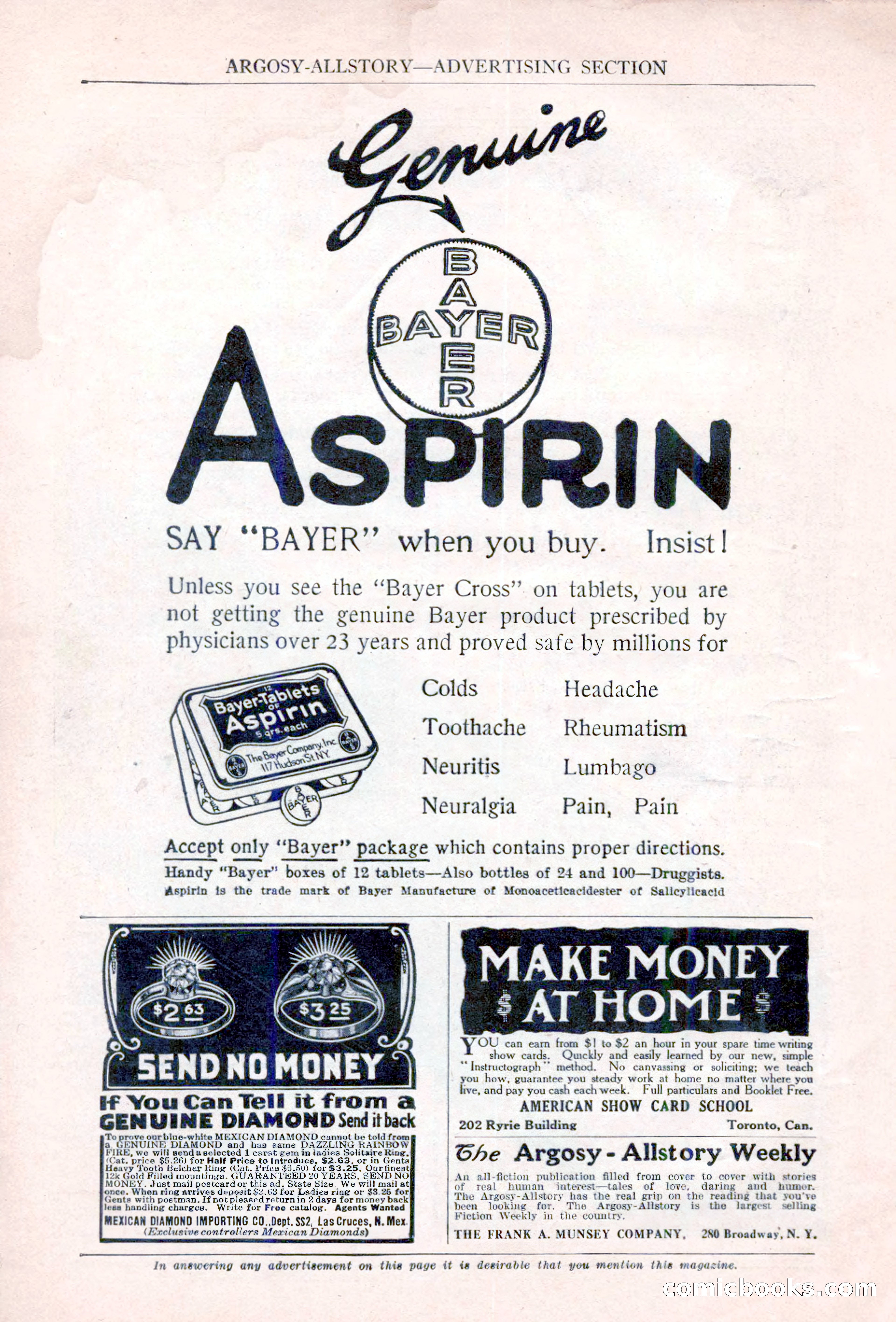 Argosy All-Story Weekly, April 14, 1923 — page 178 of 180