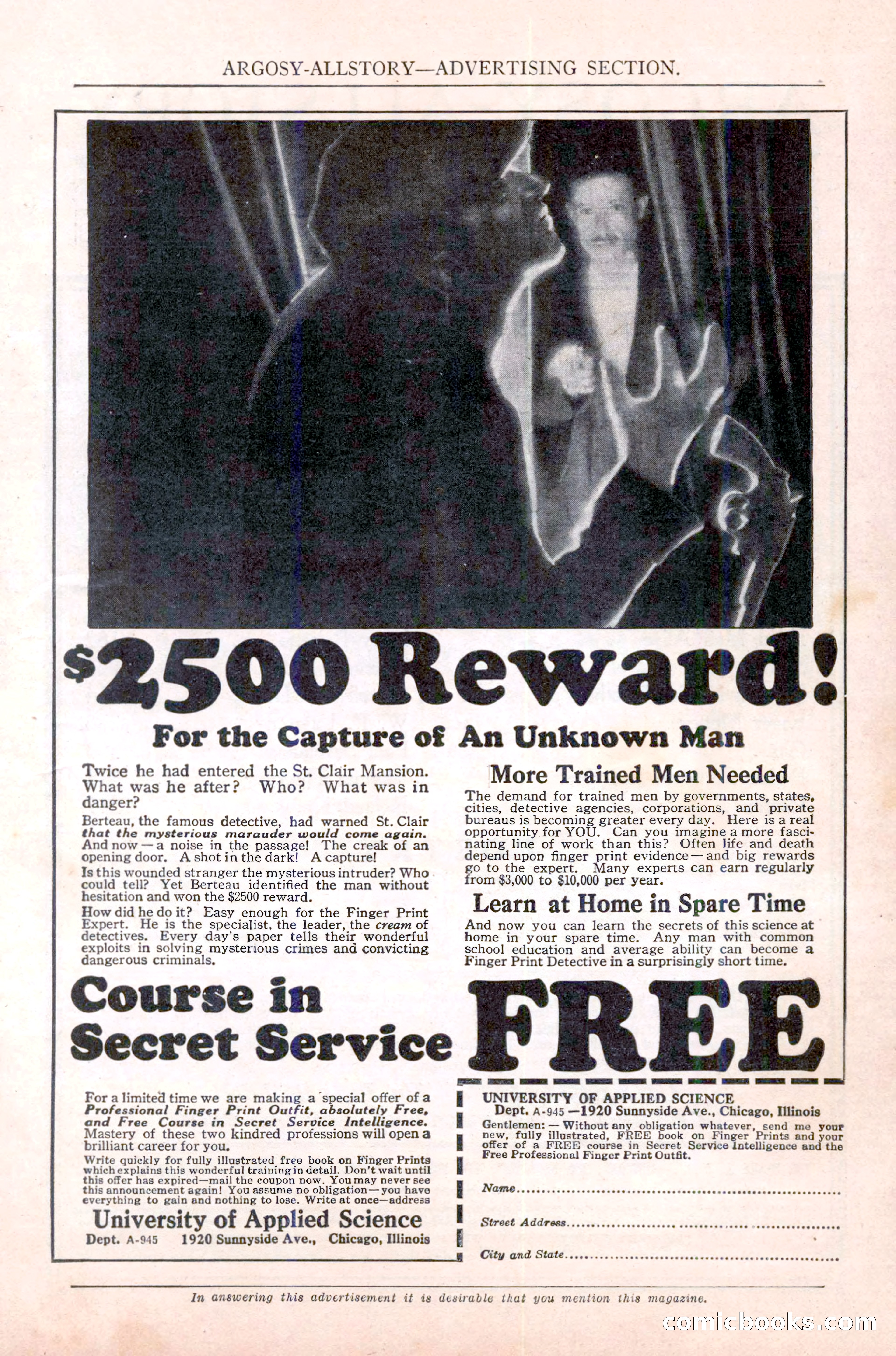 Argosy All-Story Weekly, June 16, 1923 — page 3 of 176