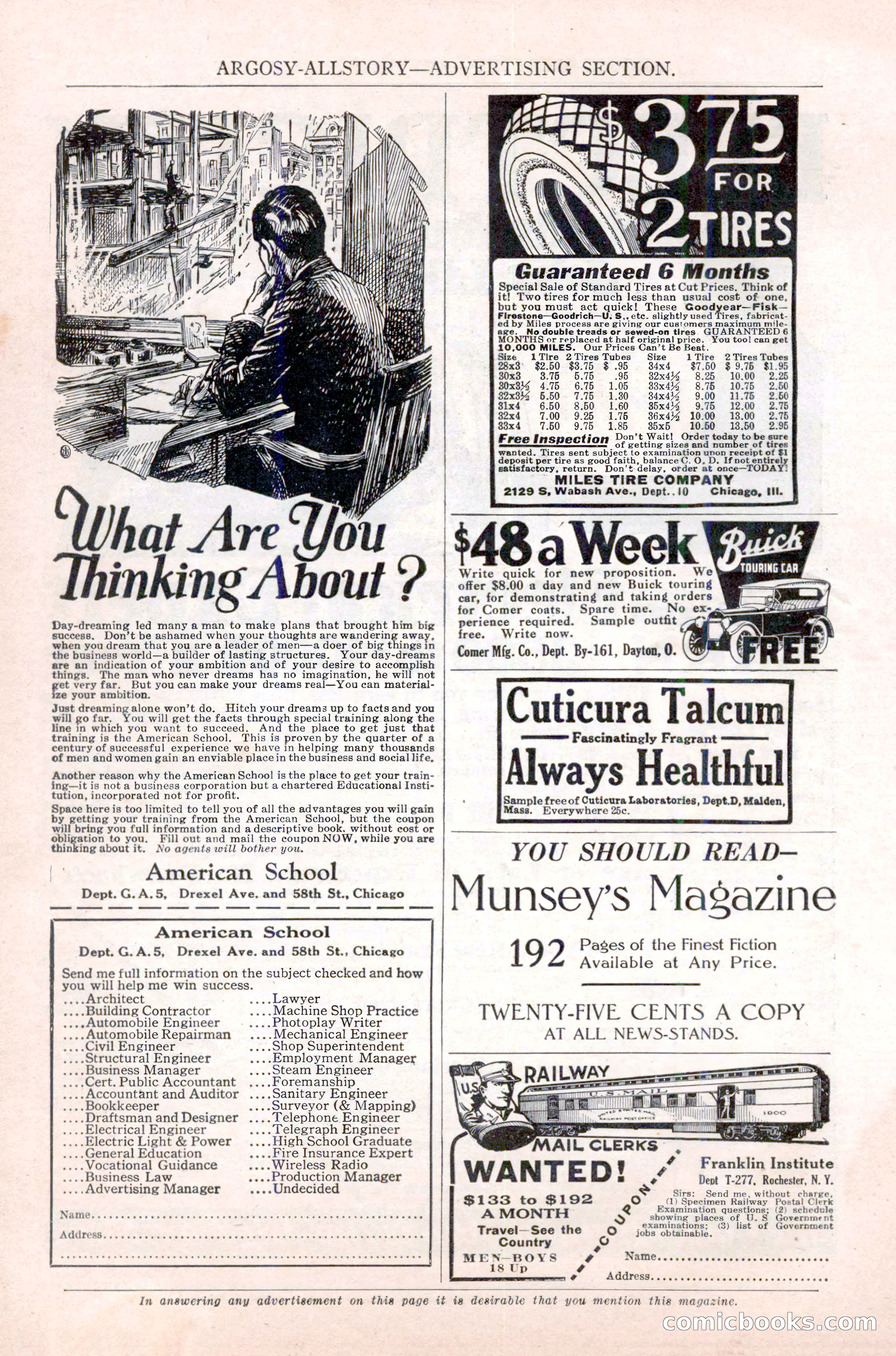 Argosy All-Story Weekly, June 16, 1923 — page 10 of 176