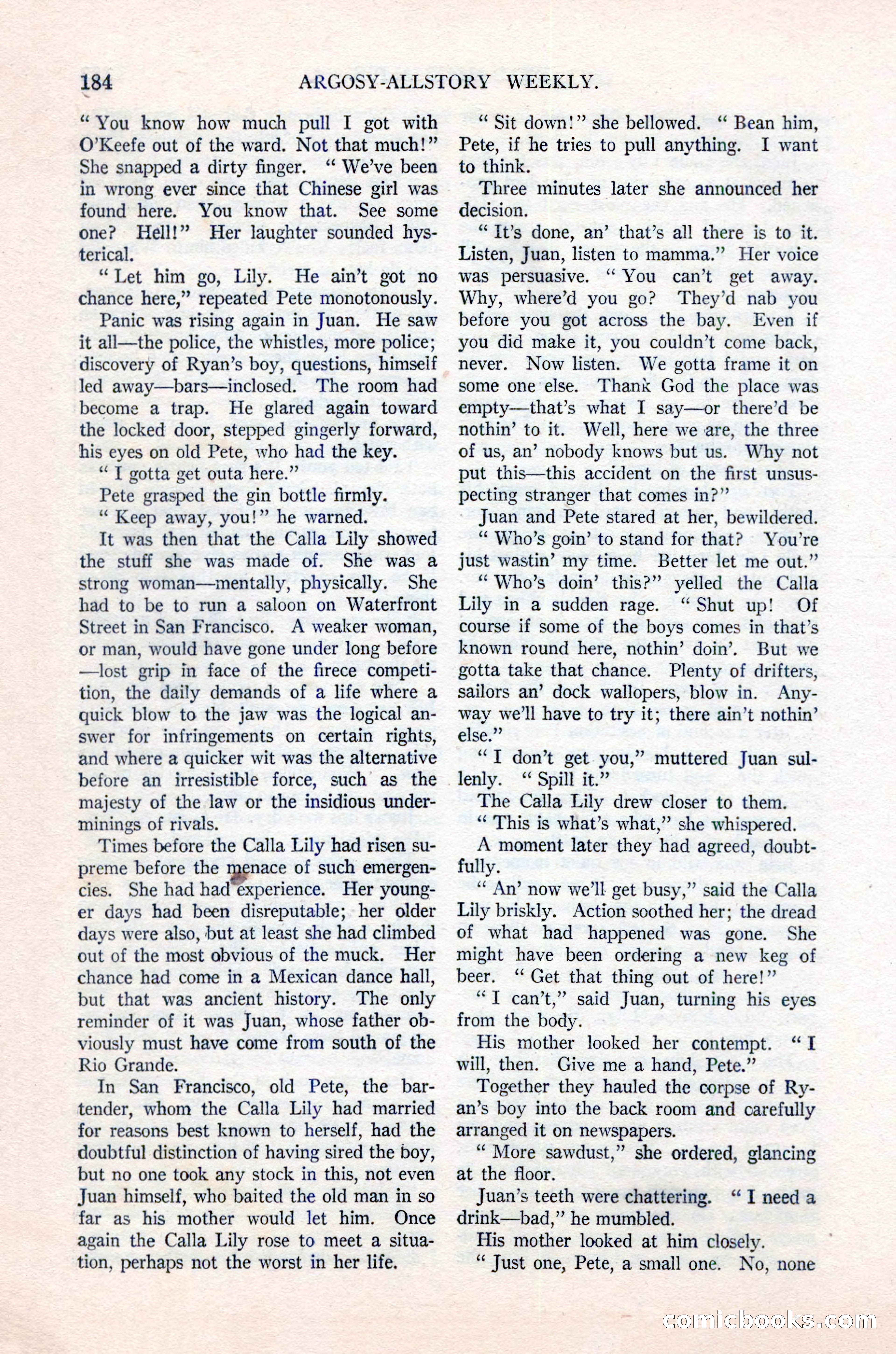Argosy All-Story Weekly, June 16, 1923 — page 34 of 176