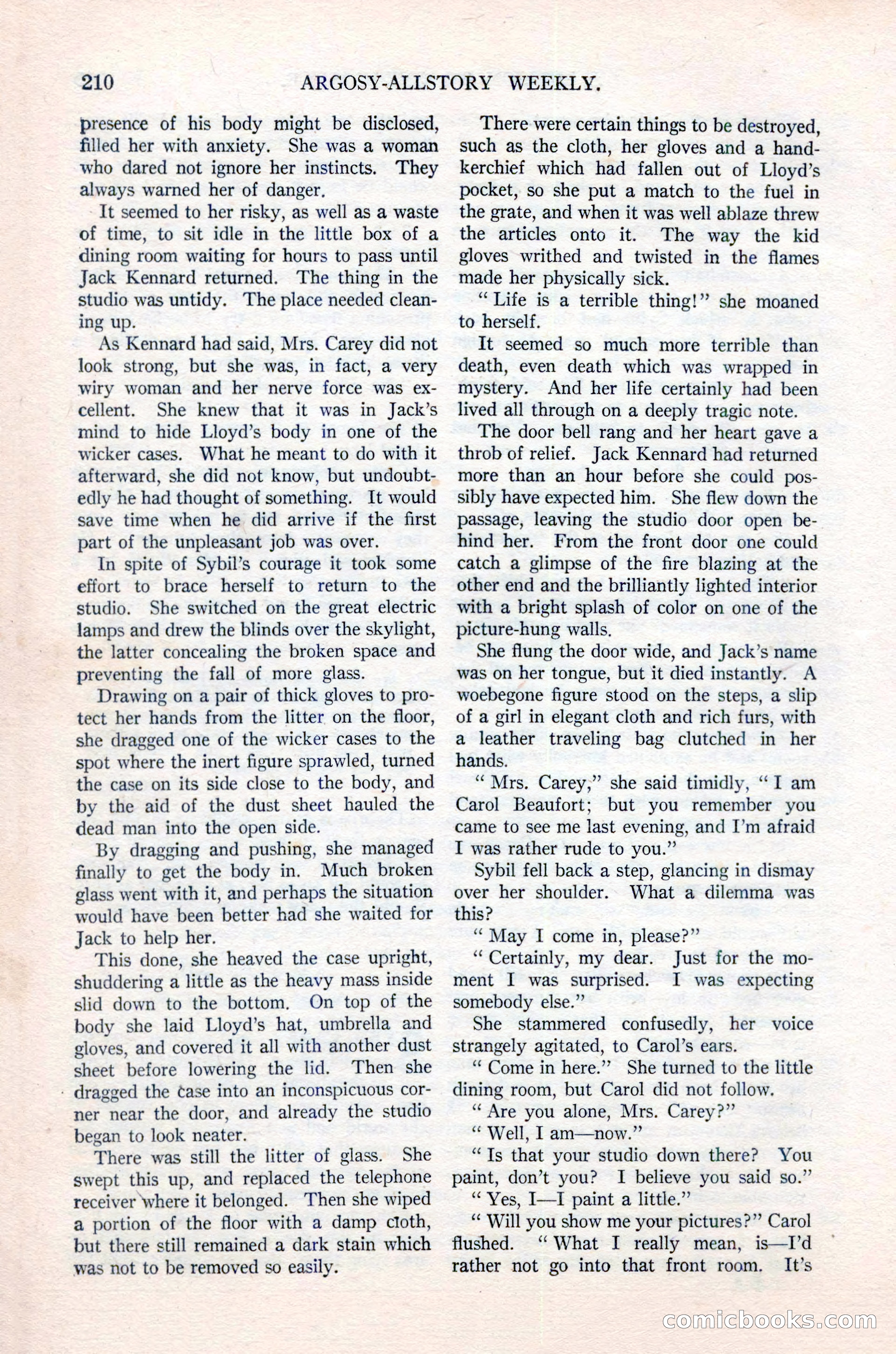 Argosy All-Story Weekly, June 16, 1923 — page 60 of 176