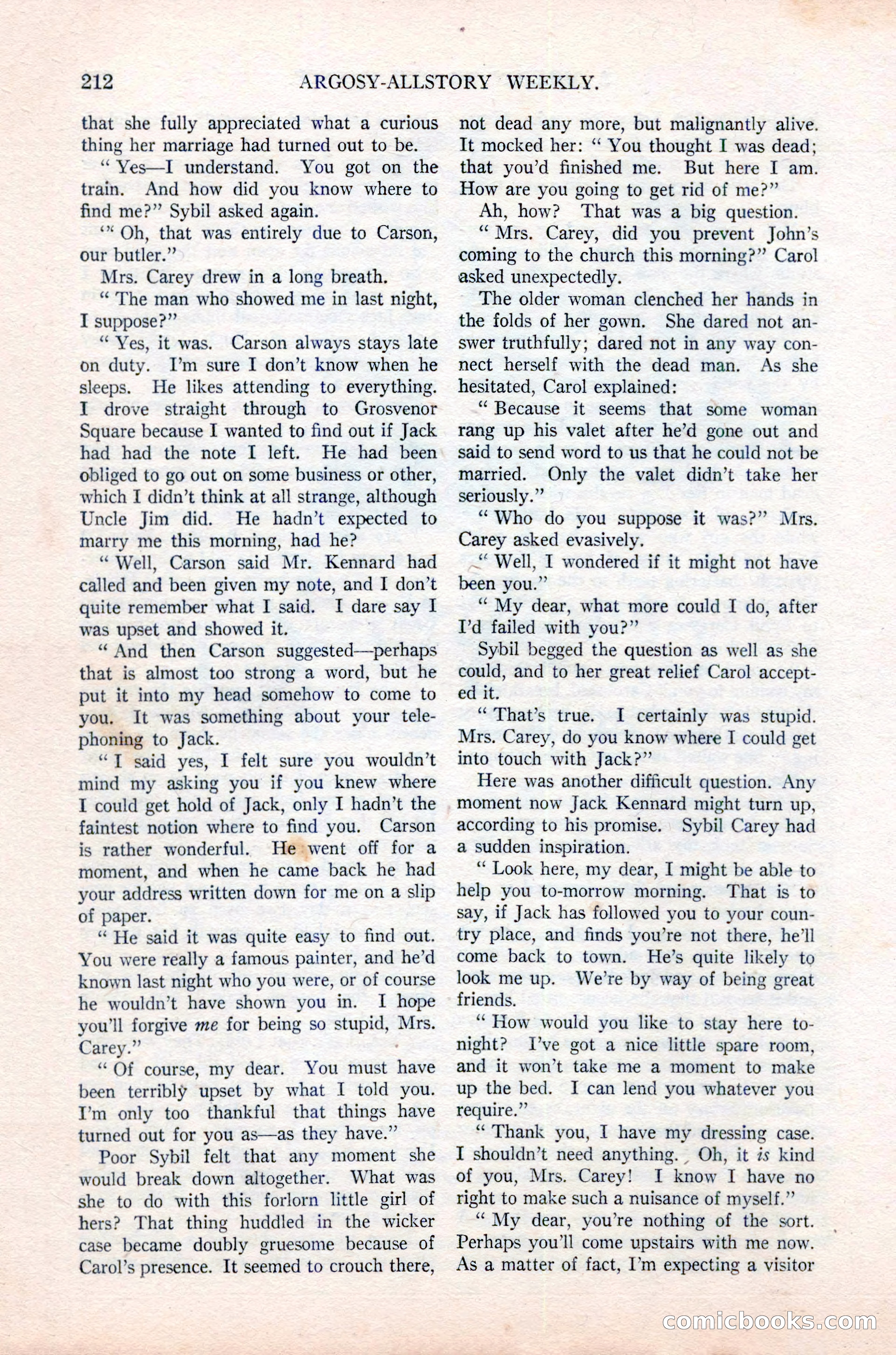 Argosy All-Story Weekly, June 16, 1923 — page 62 of 176