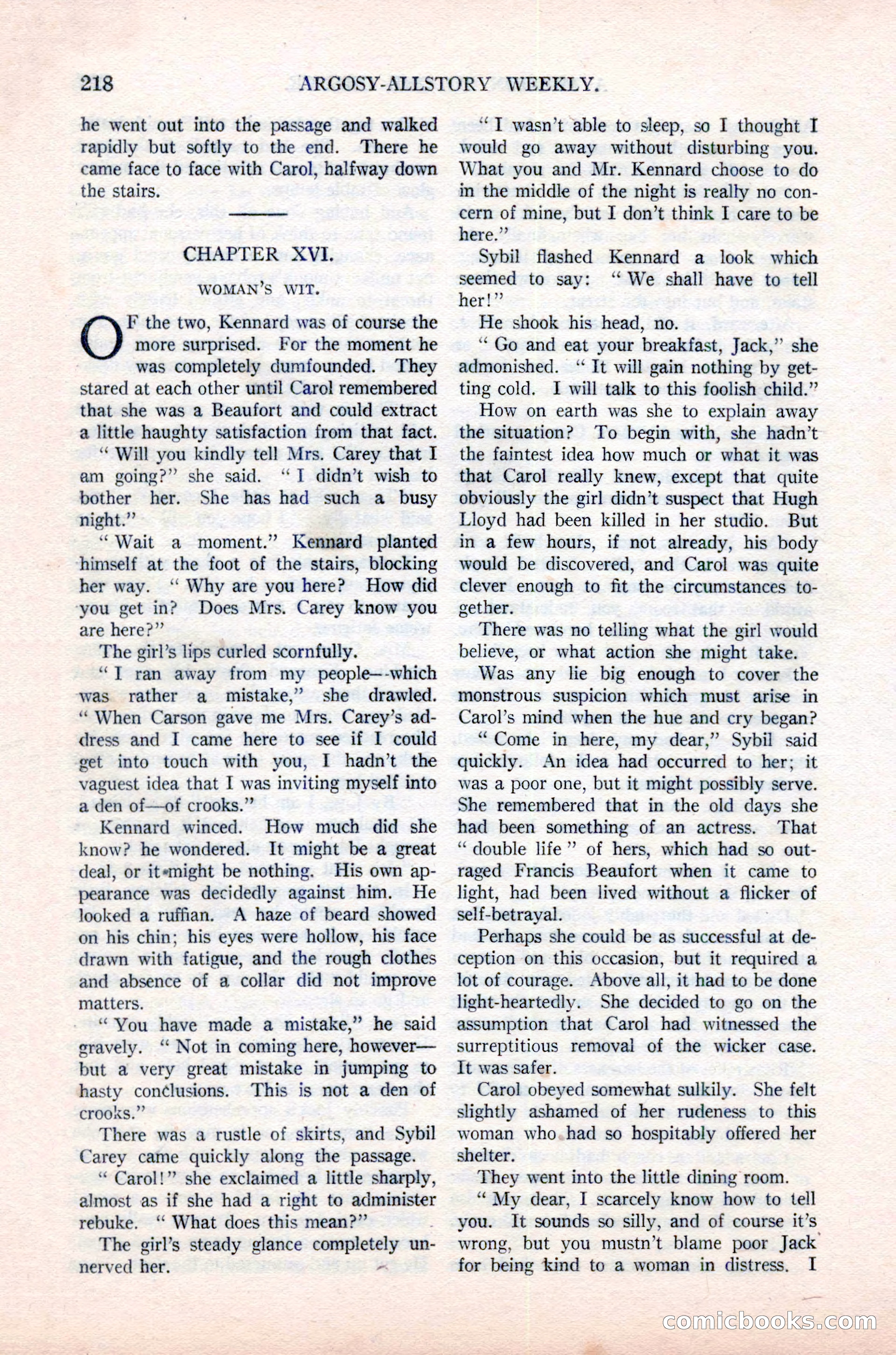 Argosy All-Story Weekly, June 16, 1923 — page 68 of 176