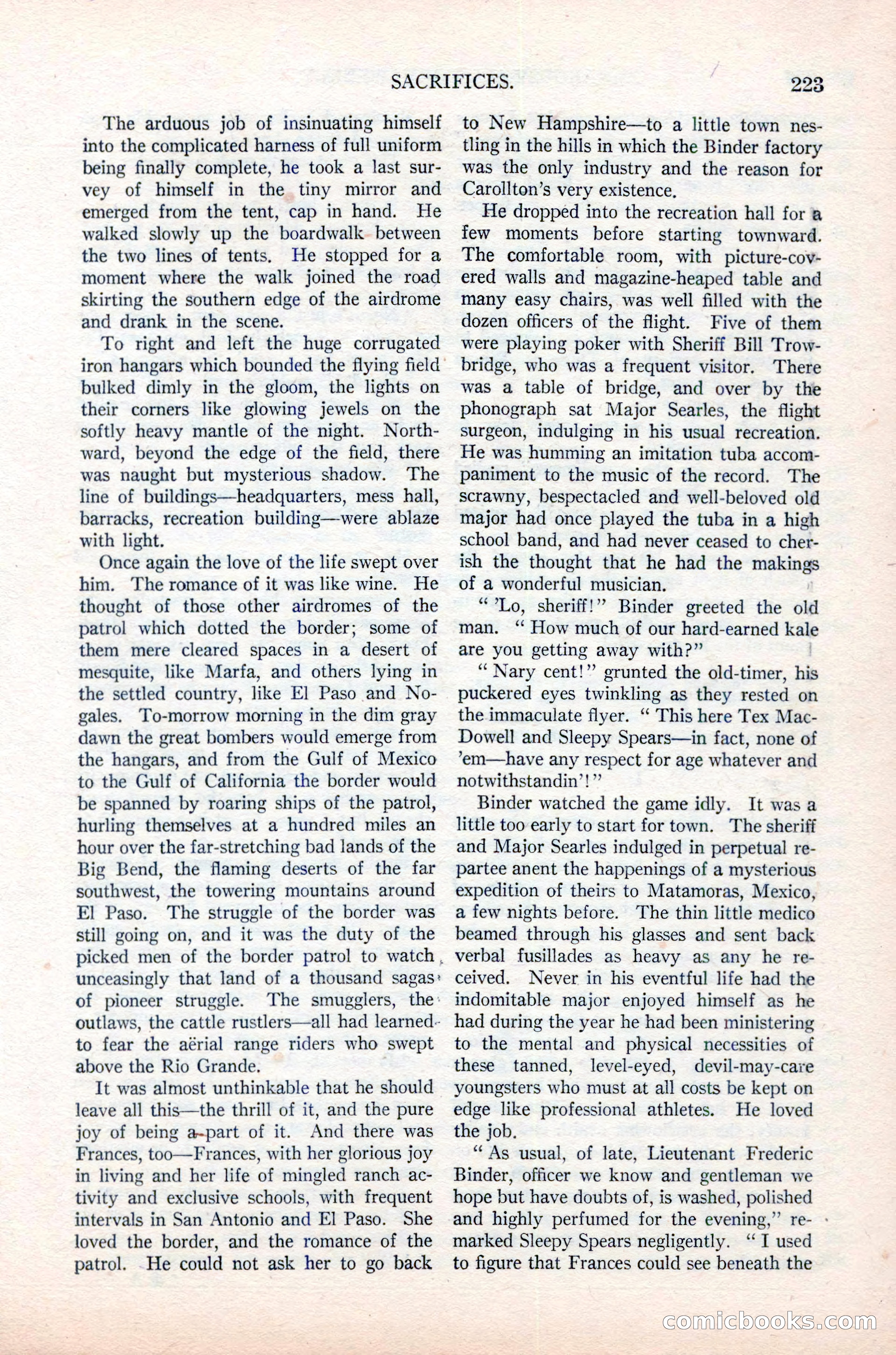 Argosy All-Story Weekly, June 16, 1923 — page 73 of 176