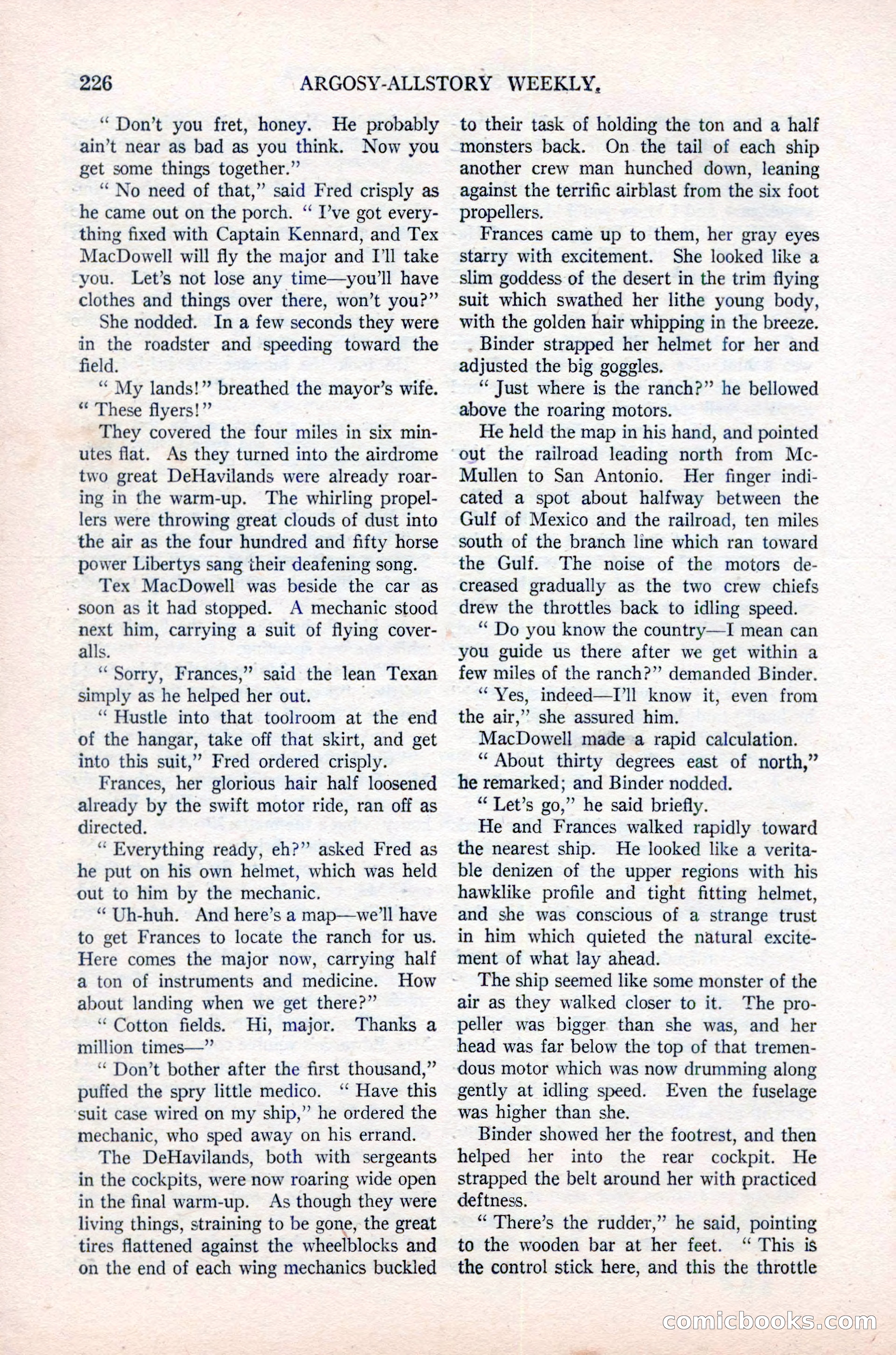 Argosy All-Story Weekly, June 16, 1923 — page 76 of 176