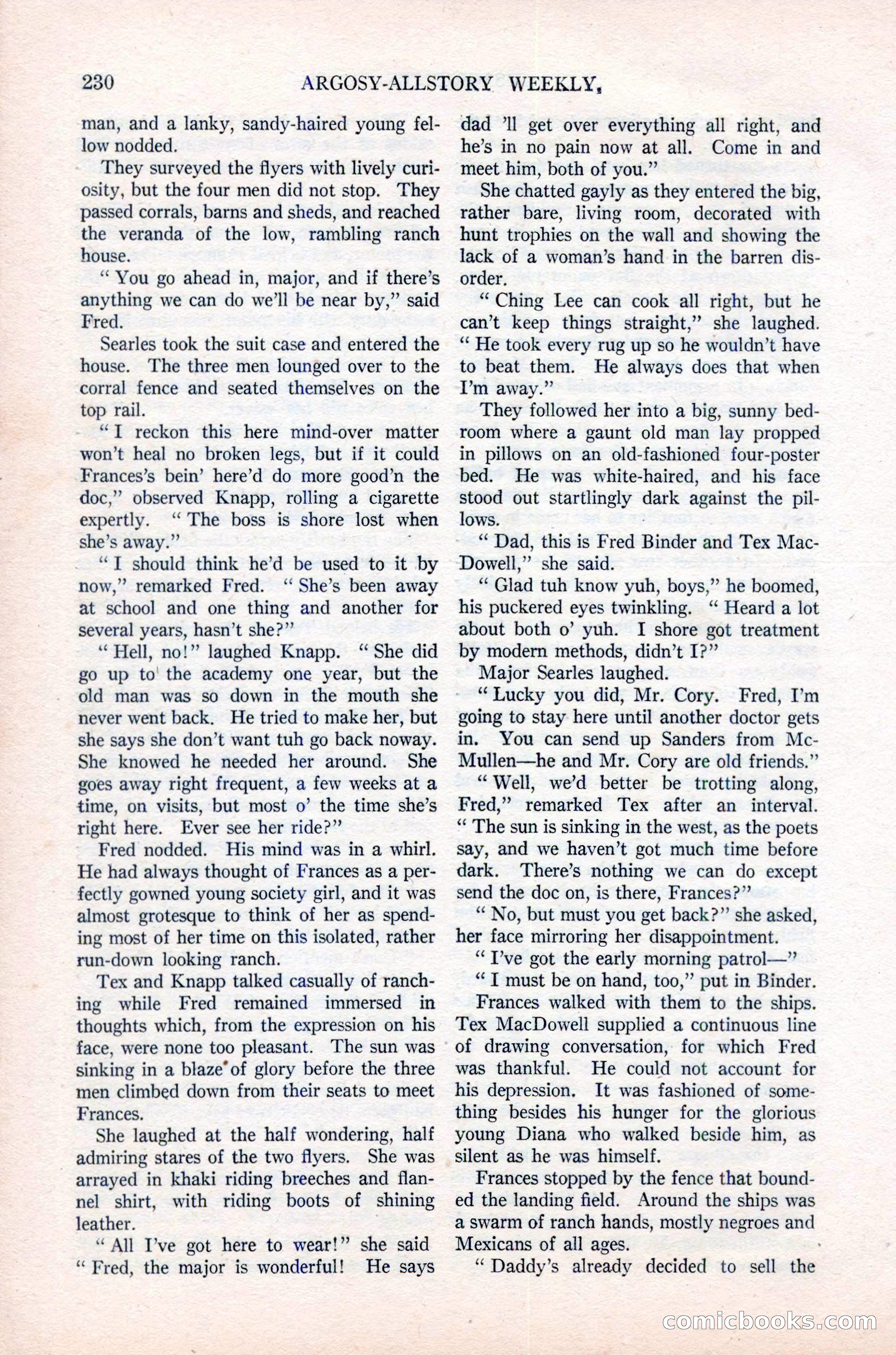 Argosy All-Story Weekly, June 16, 1923 — page 80 of 176