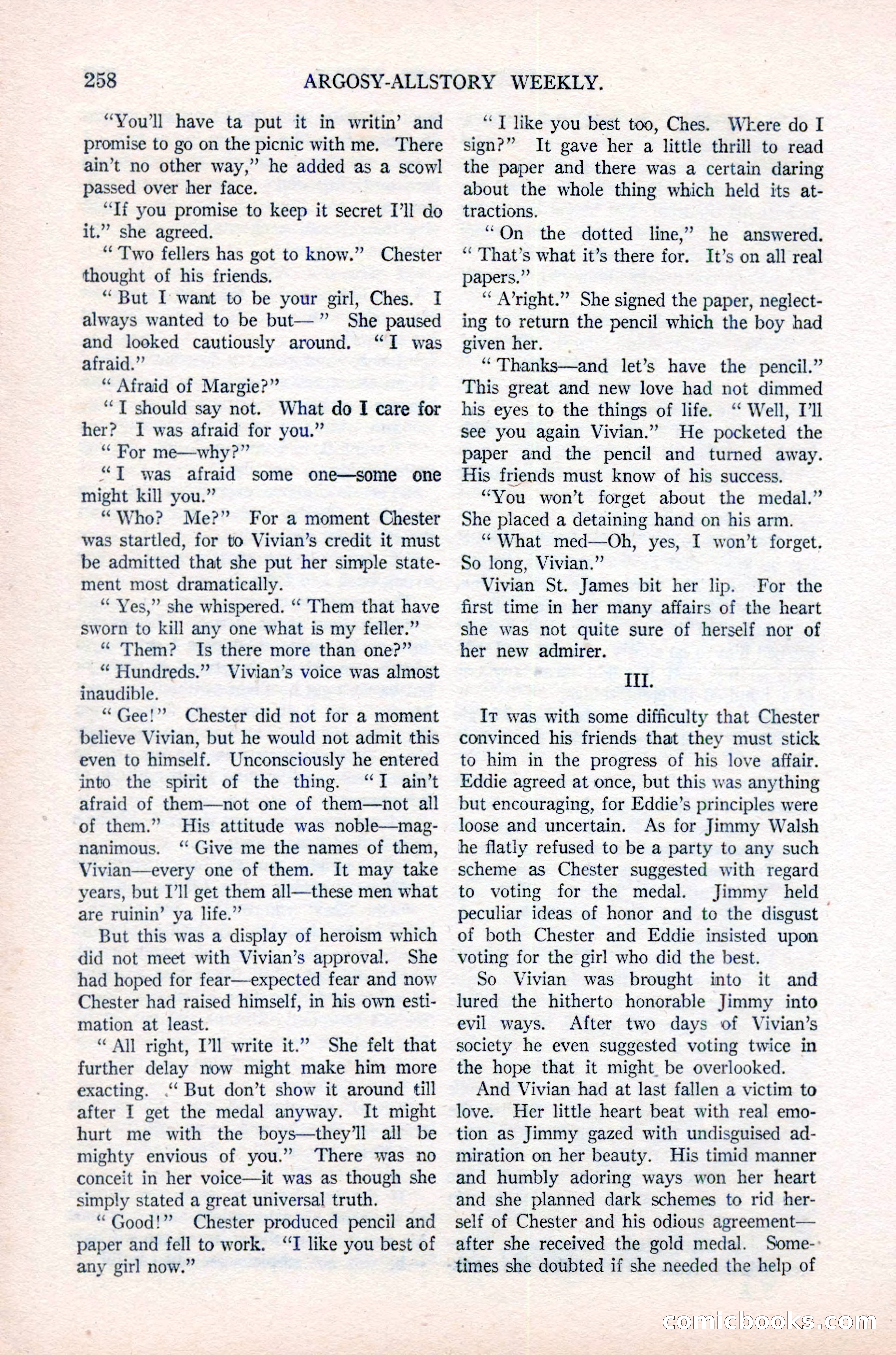 Argosy All-Story Weekly, June 16, 1923 — page 108 of 176