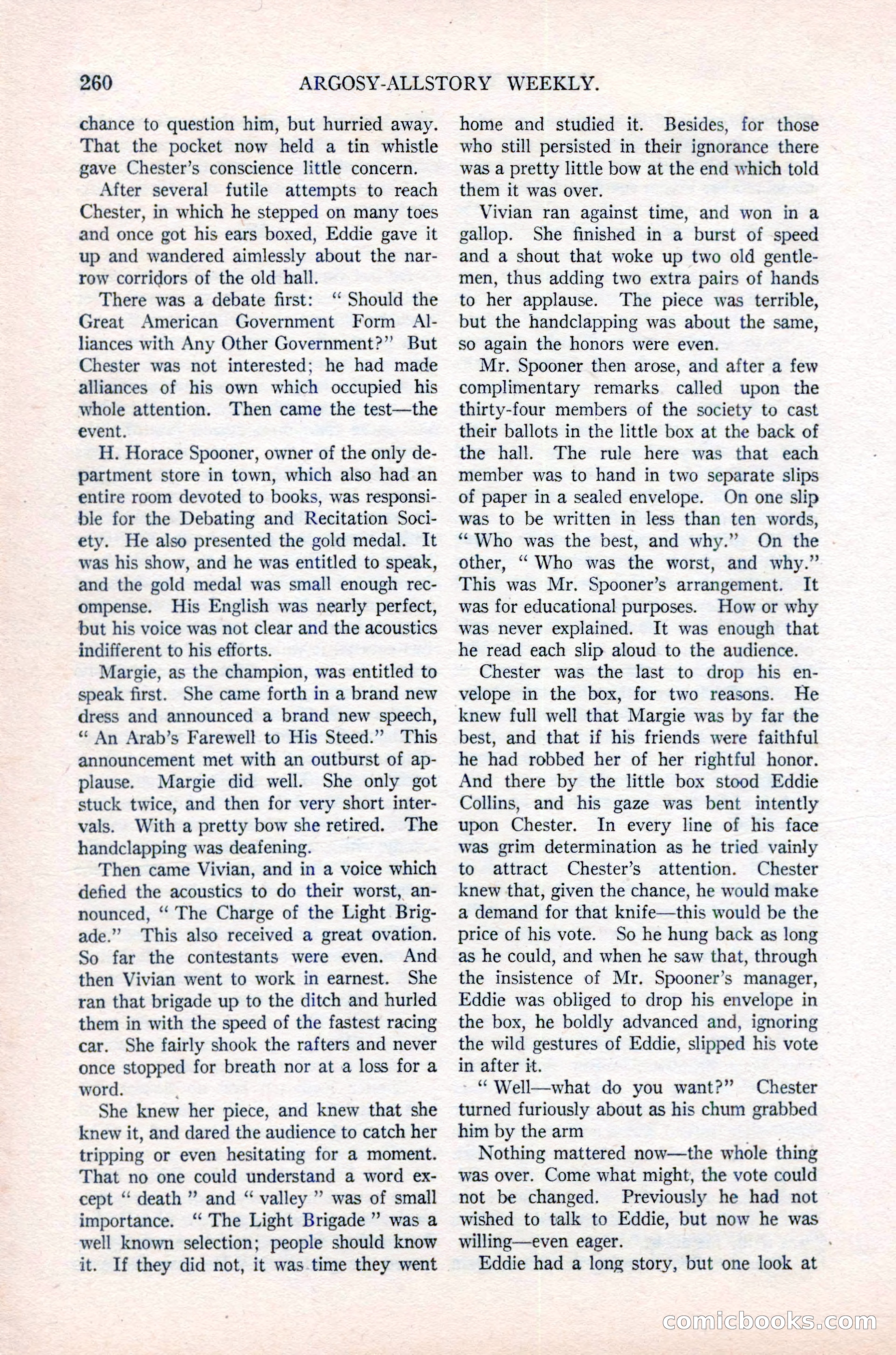 Argosy All-Story Weekly, June 16, 1923 — page 110 of 176