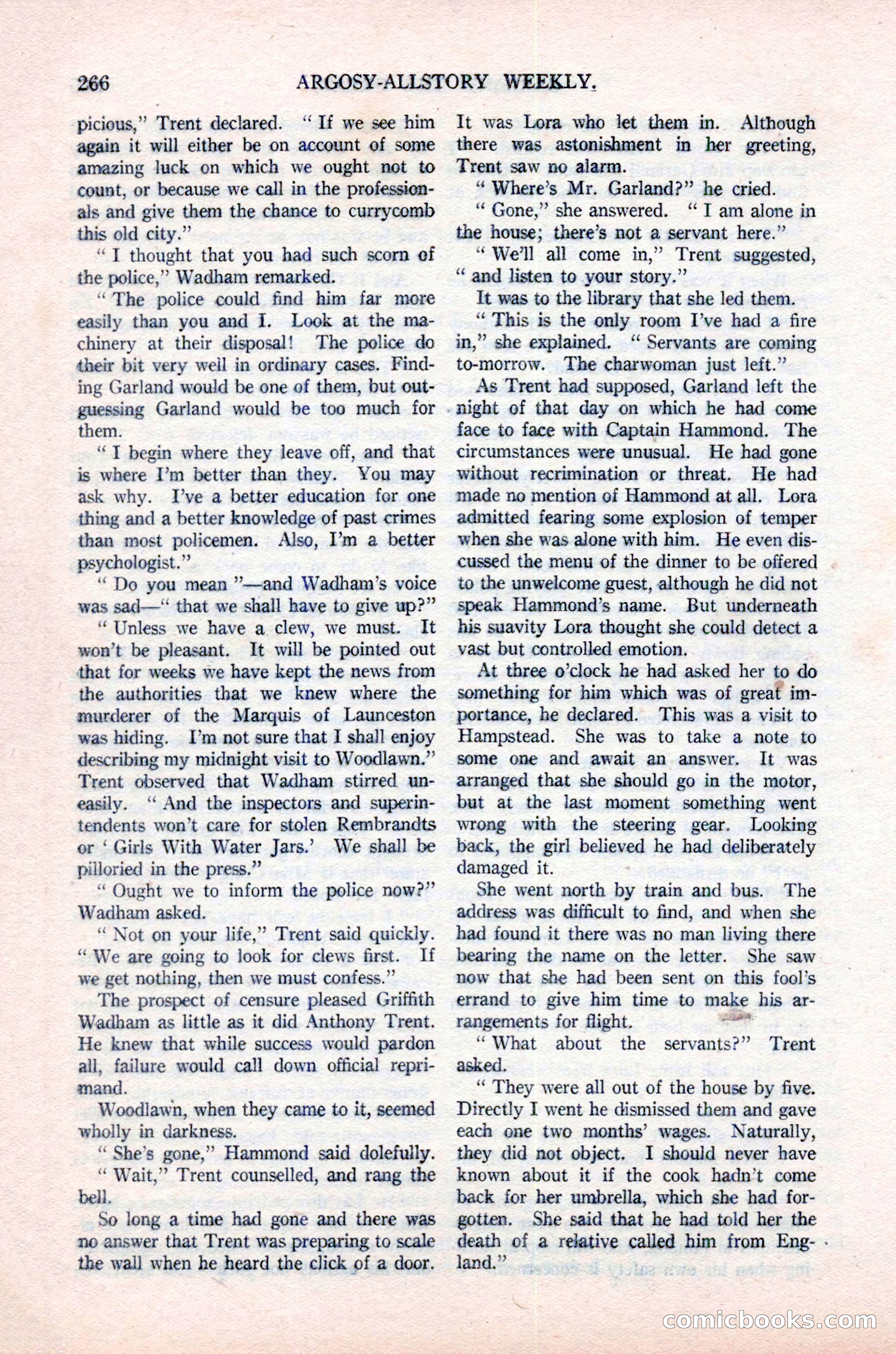 Argosy All-Story Weekly, June 16, 1923 — page 116 of 176