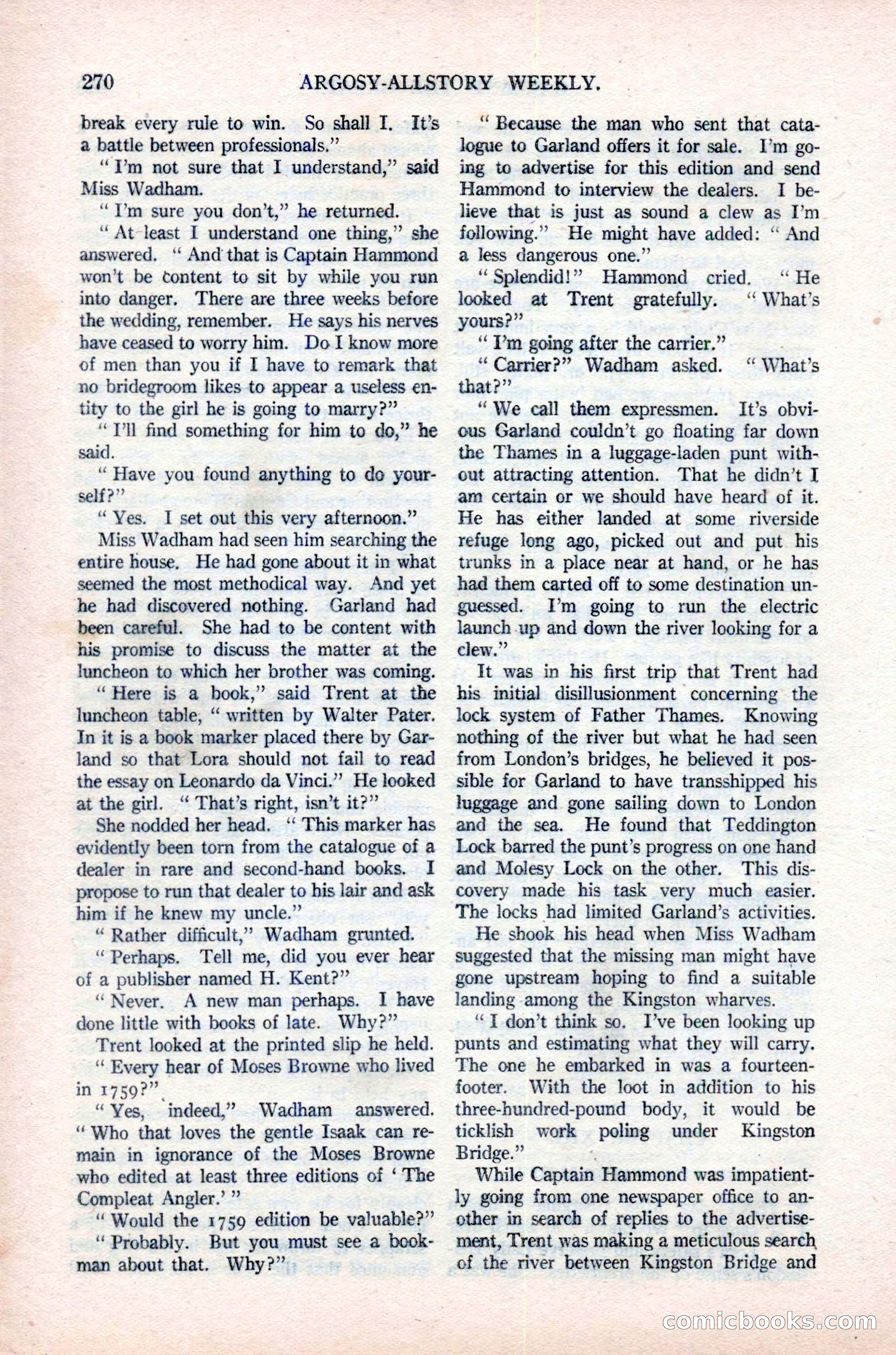 Argosy All-Story Weekly, June 16, 1923 — page 120 of 176