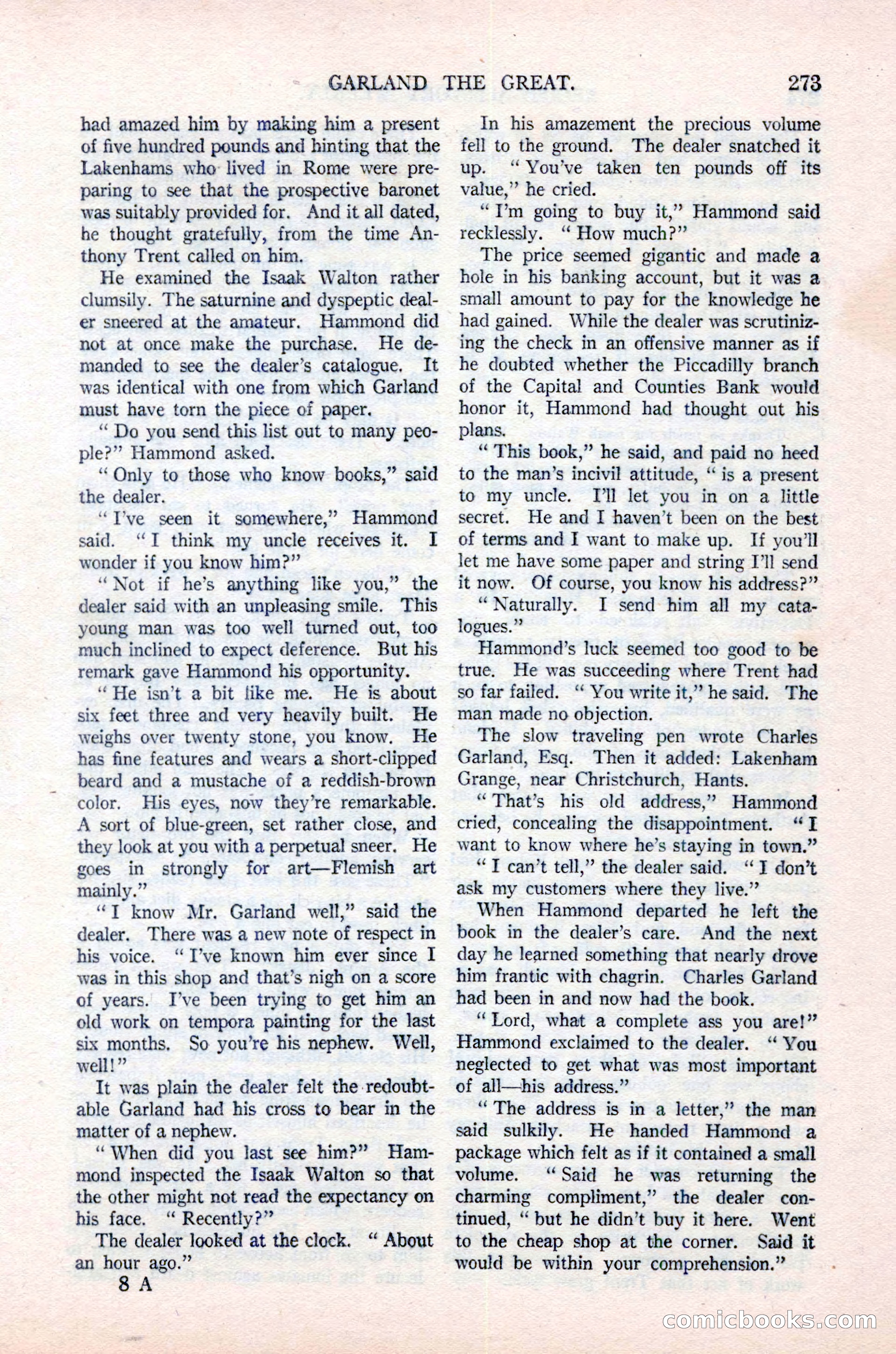 Argosy All-Story Weekly, June 16, 1923 — page 123 of 176