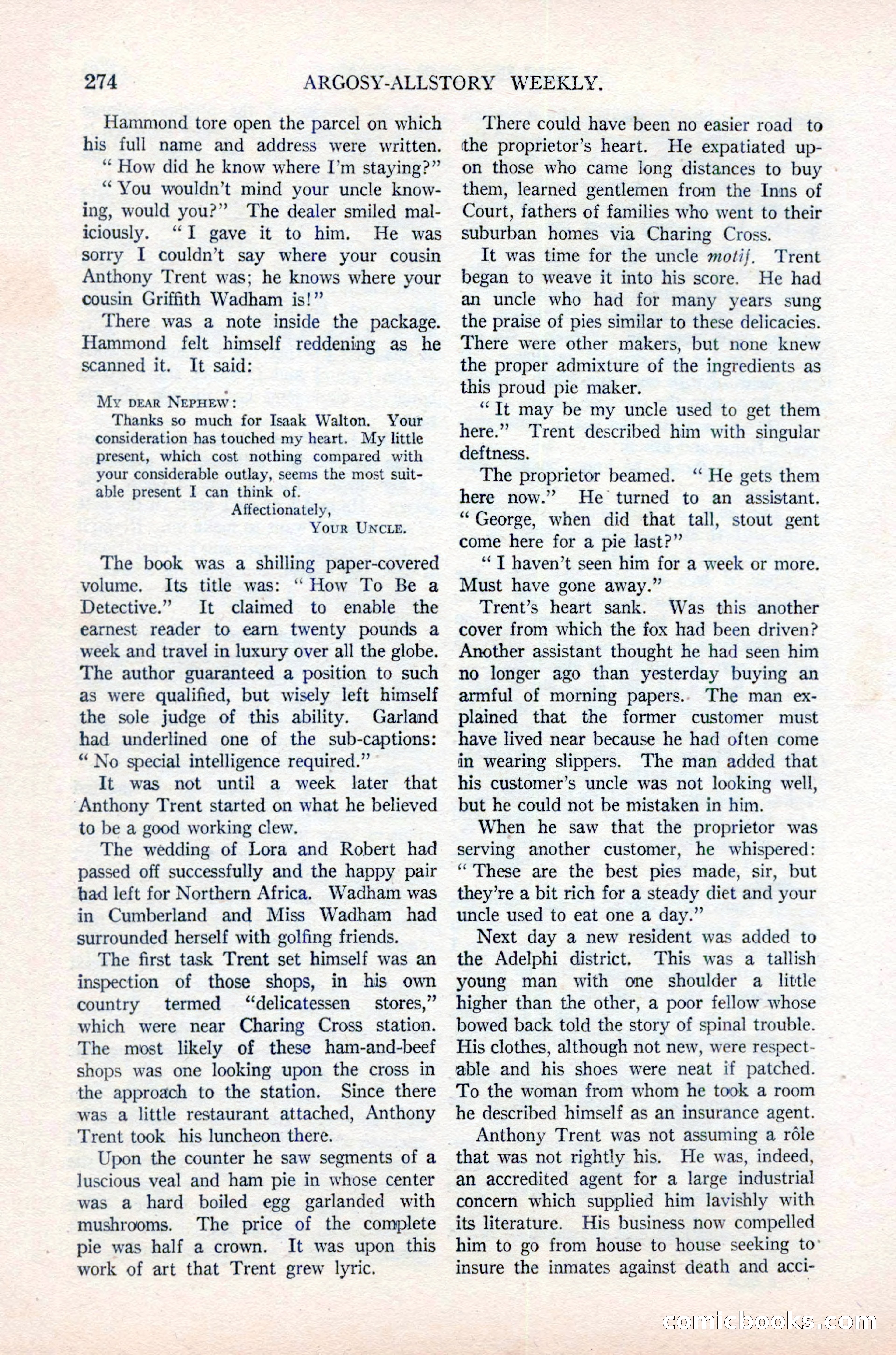 Argosy All-Story Weekly, June 16, 1923 — page 124 of 176