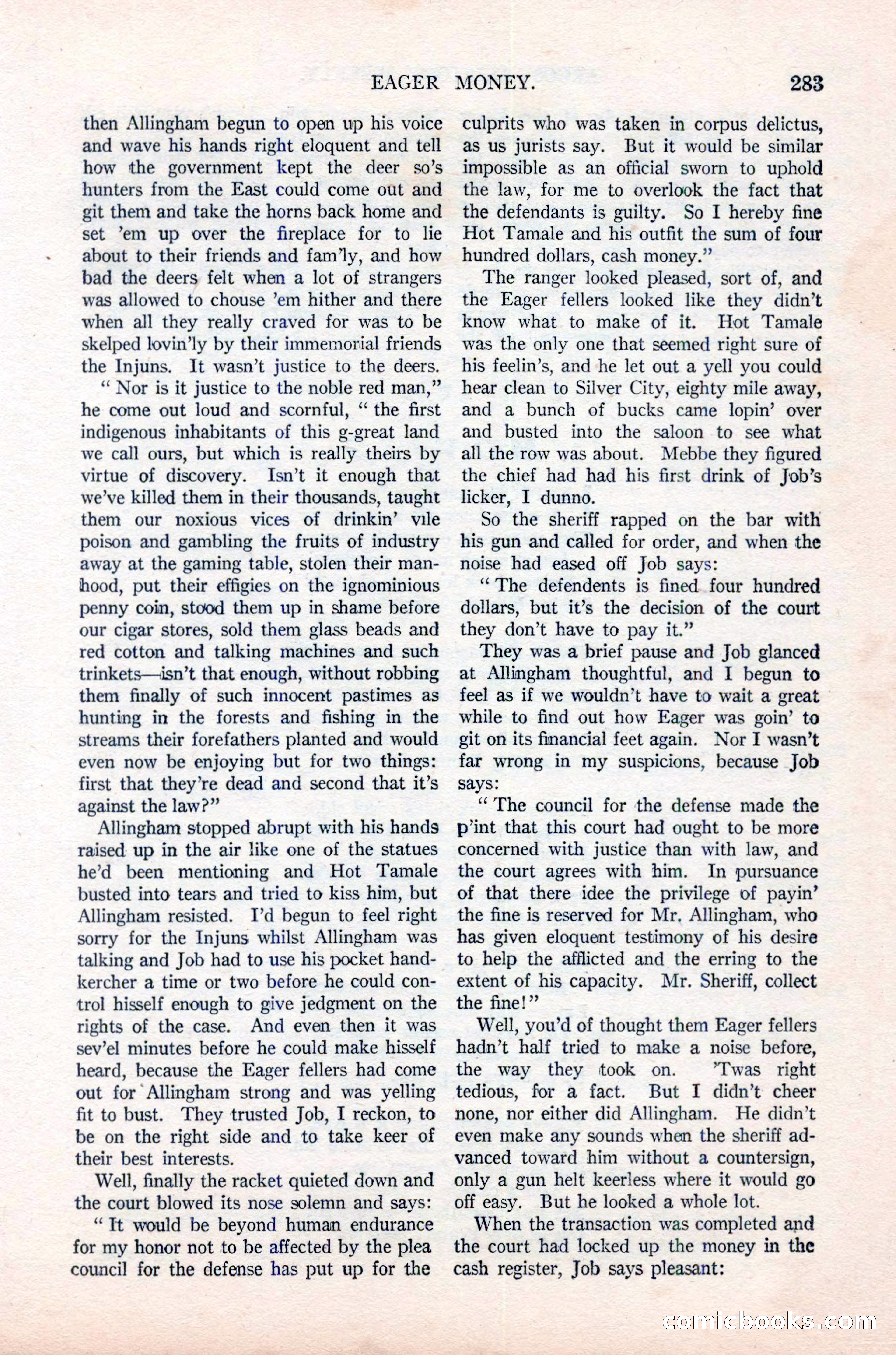 Argosy All-Story Weekly, June 16, 1923 — page 133 of 176