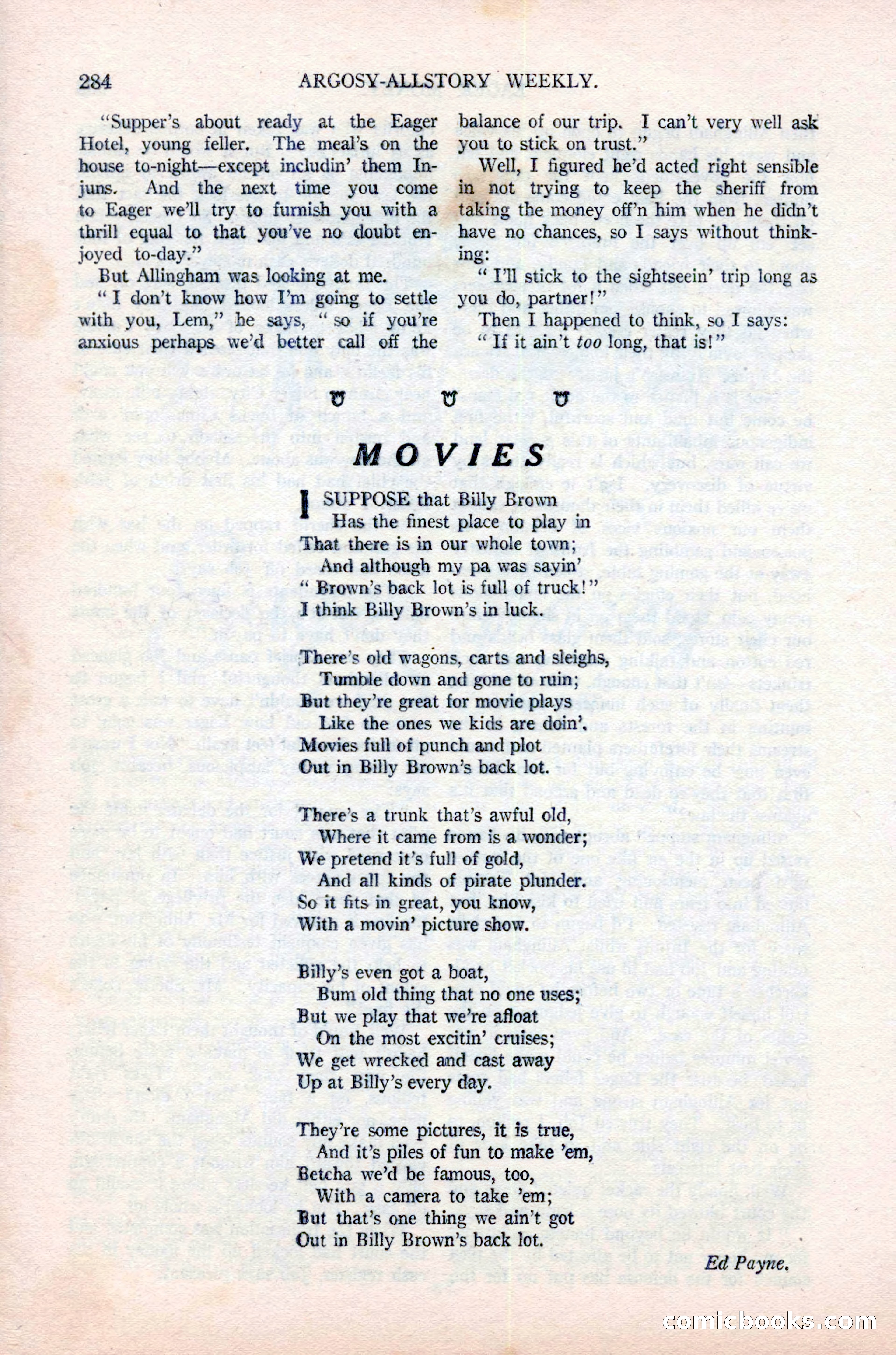 Argosy All-Story Weekly, June 16, 1923 — page 134 of 176