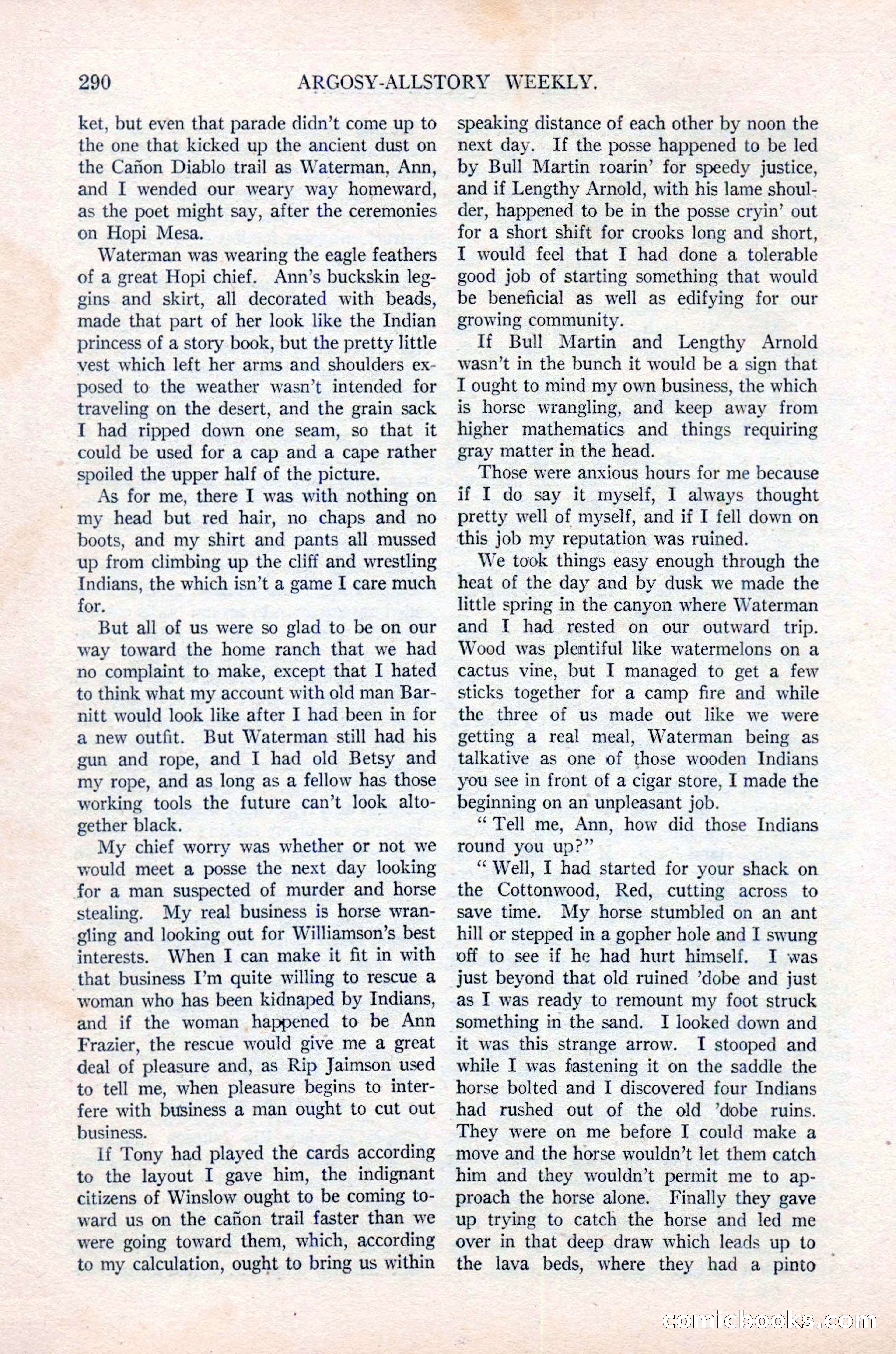 Argosy All-Story Weekly, June 16, 1923 — page 140 of 176