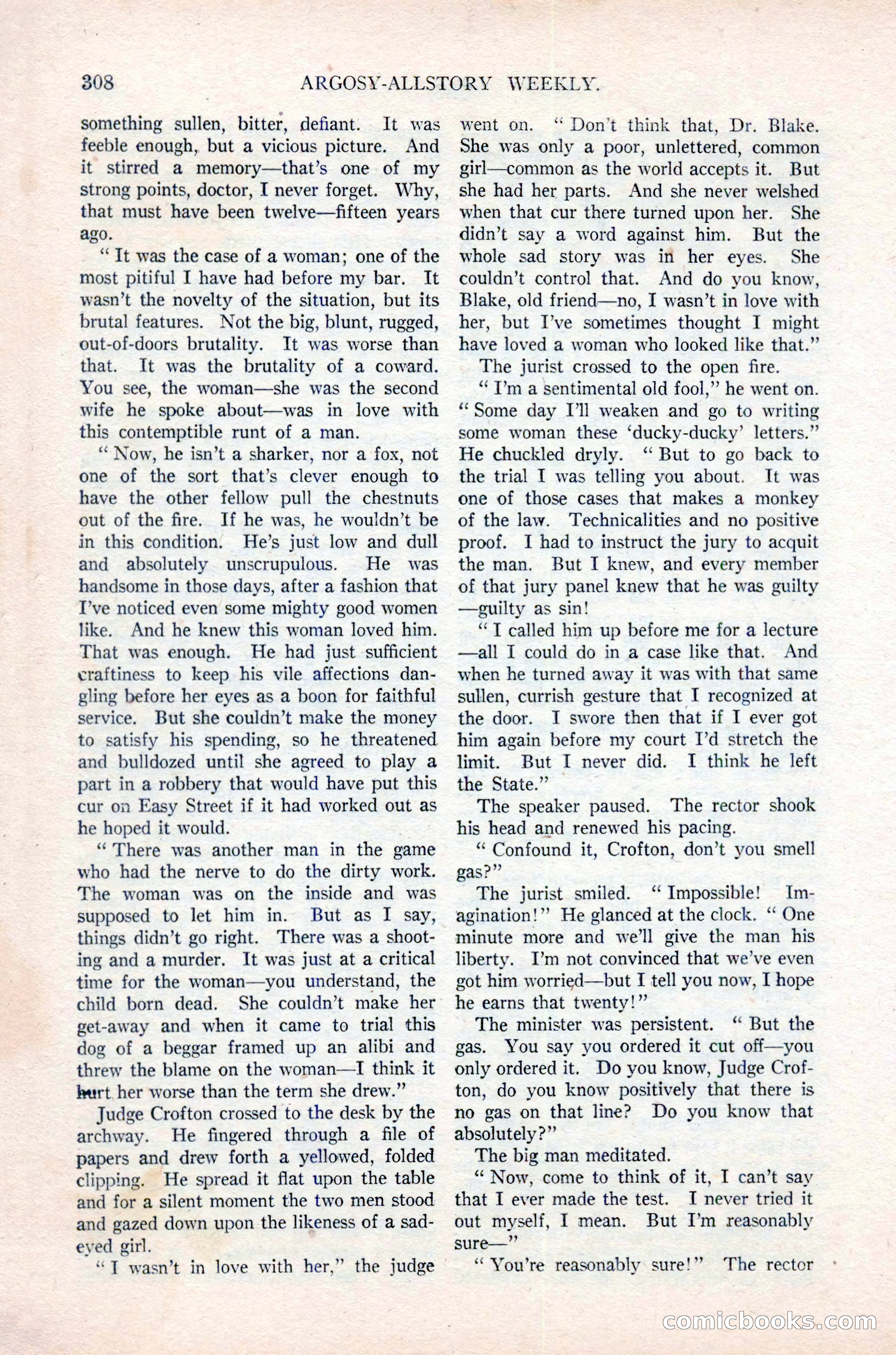 Argosy All-Story Weekly, June 16, 1923 — page 158 of 176