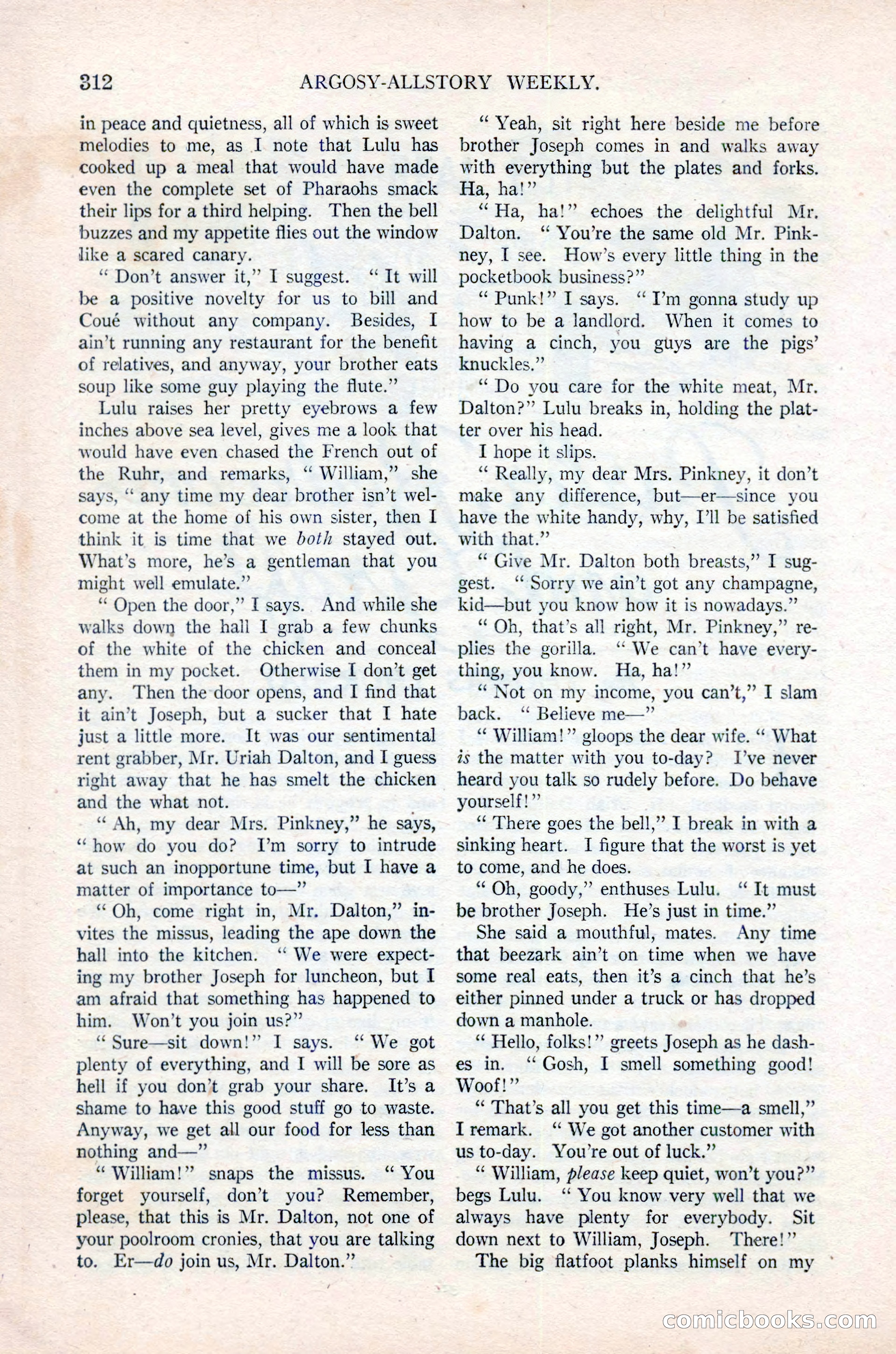 Argosy All-Story Weekly, June 16, 1923 — page 162 of 176