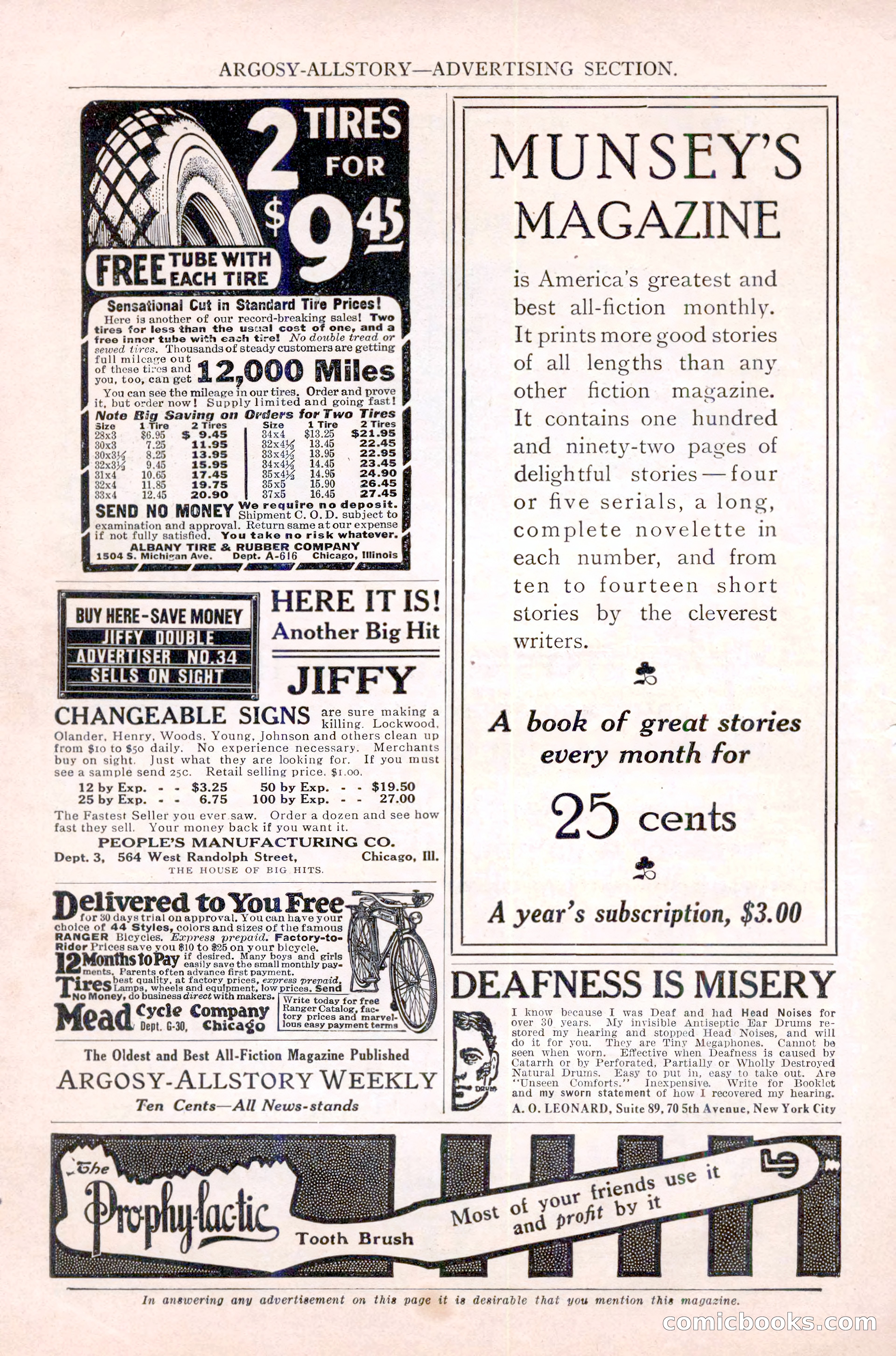 Argosy All-Story Weekly, June 16, 1923 — page 172 of 176