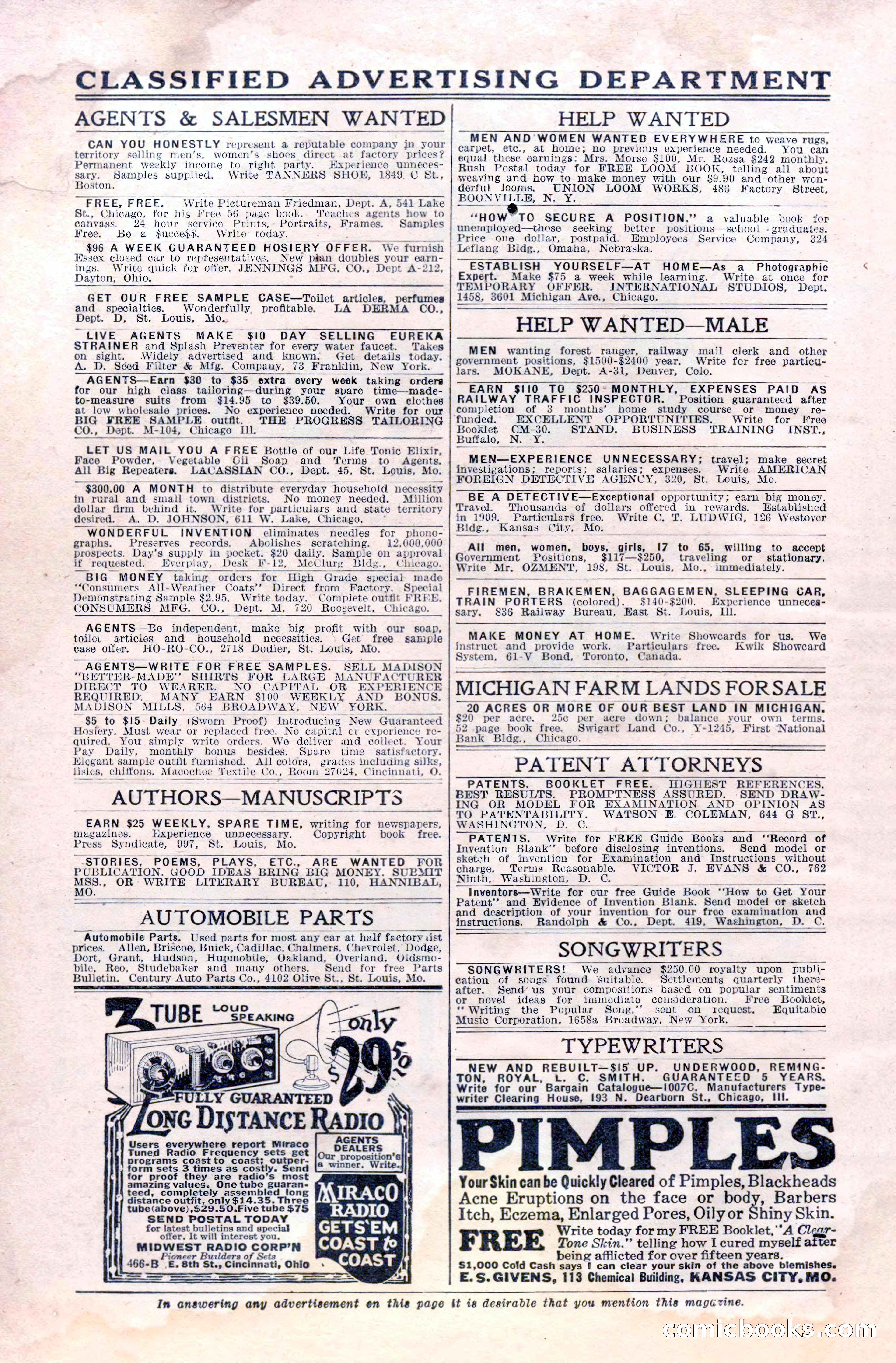 Argosy All-Story Weekly, December 20, 1924 — page 6 of 168