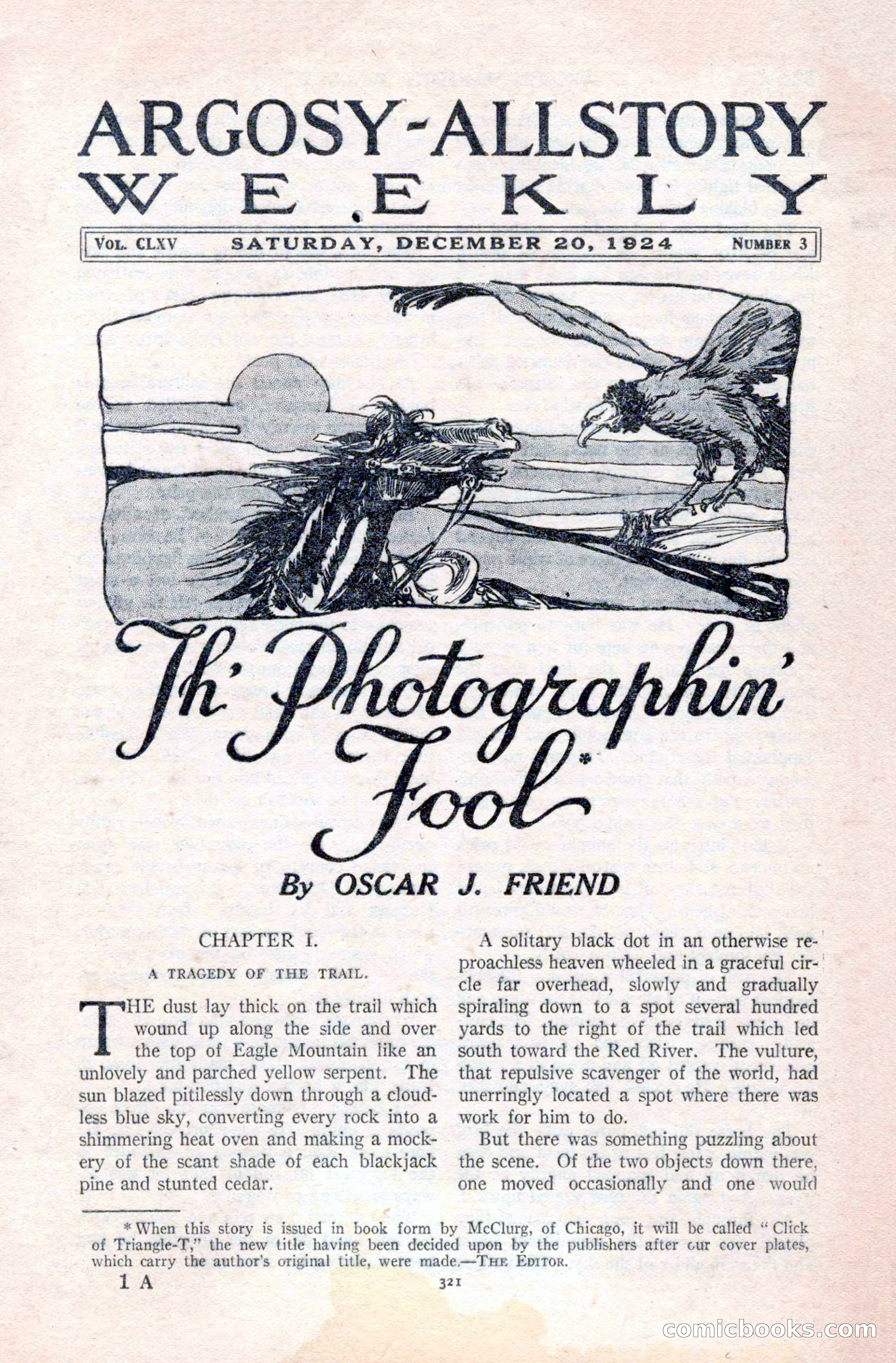 Argosy All-Story Weekly, December 20, 1924 — page 7 of 168