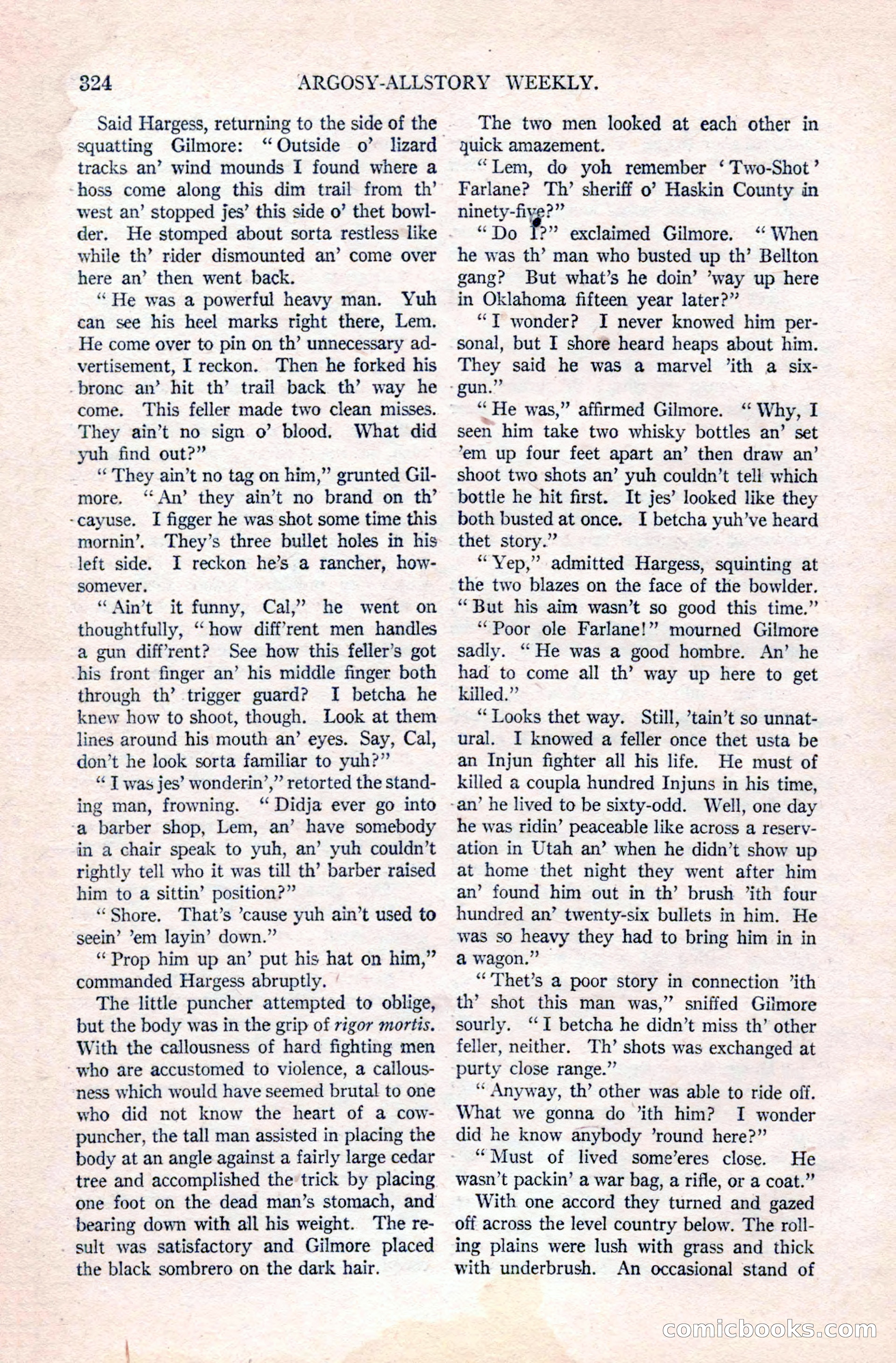 Argosy All-Story Weekly, December 20, 1924 — page 10 of 168