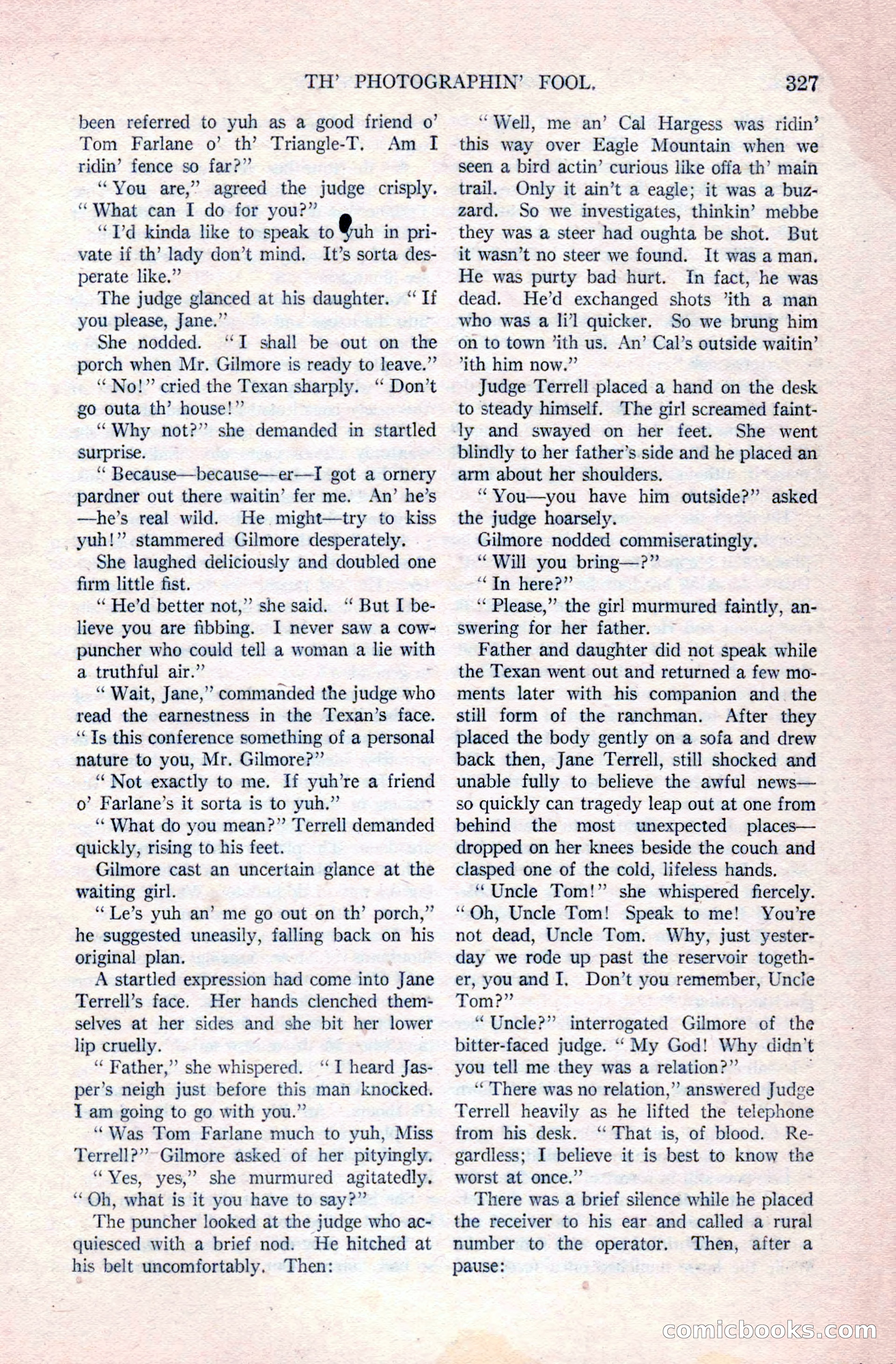 Argosy All-Story Weekly, December 20, 1924 — page 13 of 168