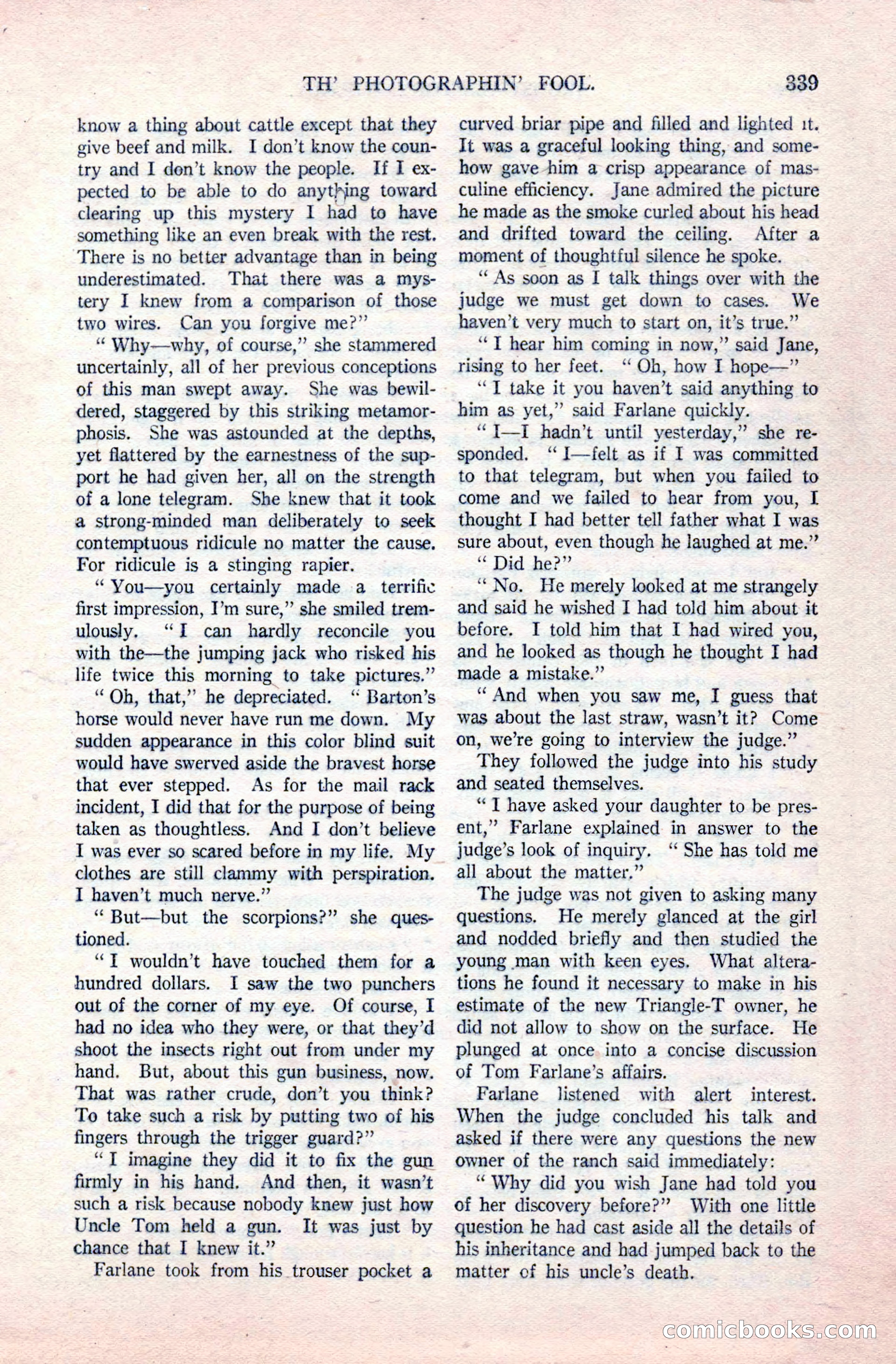 Argosy All-Story Weekly, December 20, 1924 — page 25 of 168