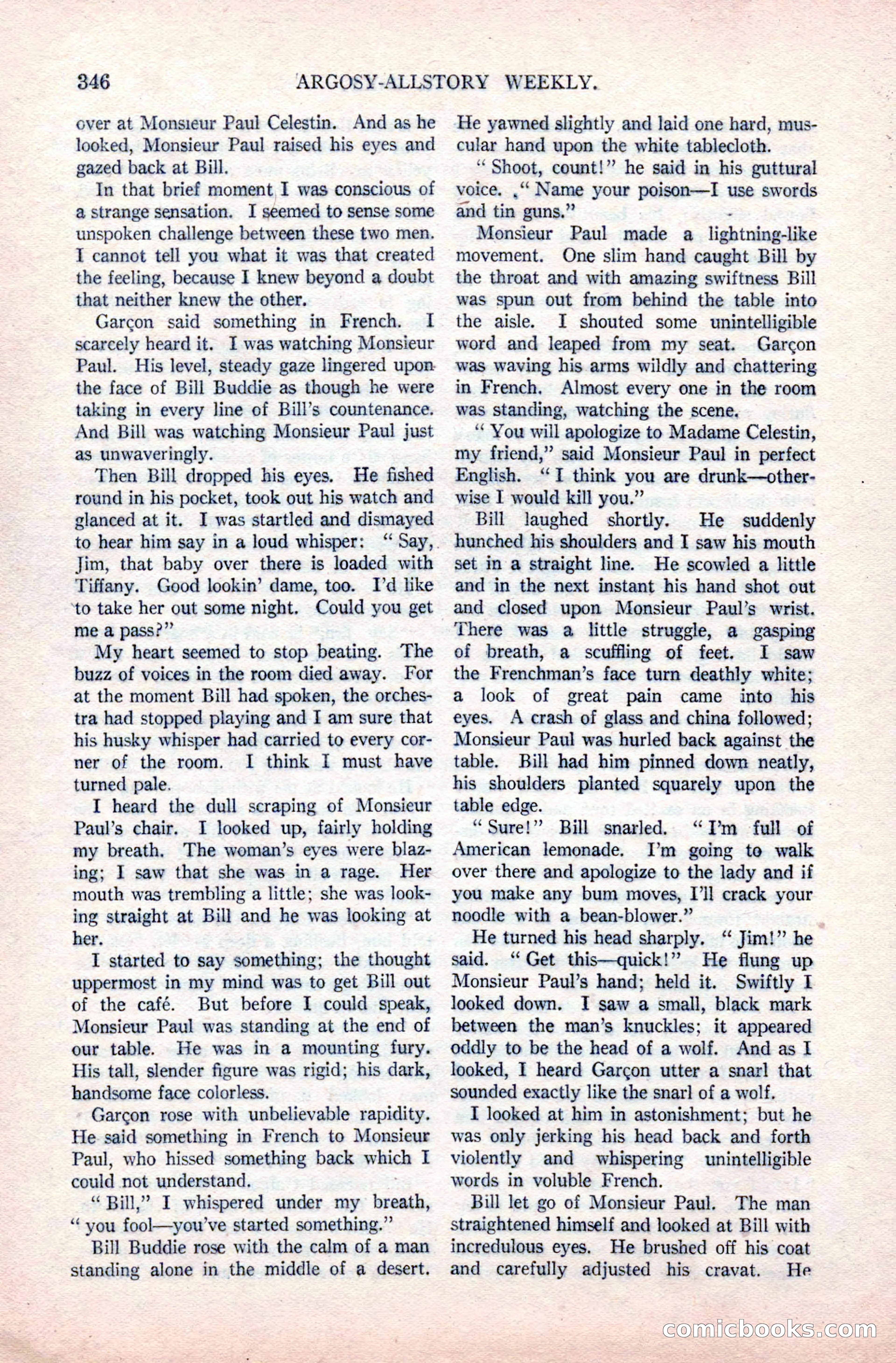 Argosy All-Story Weekly, December 20, 1924 — page 32 of 168