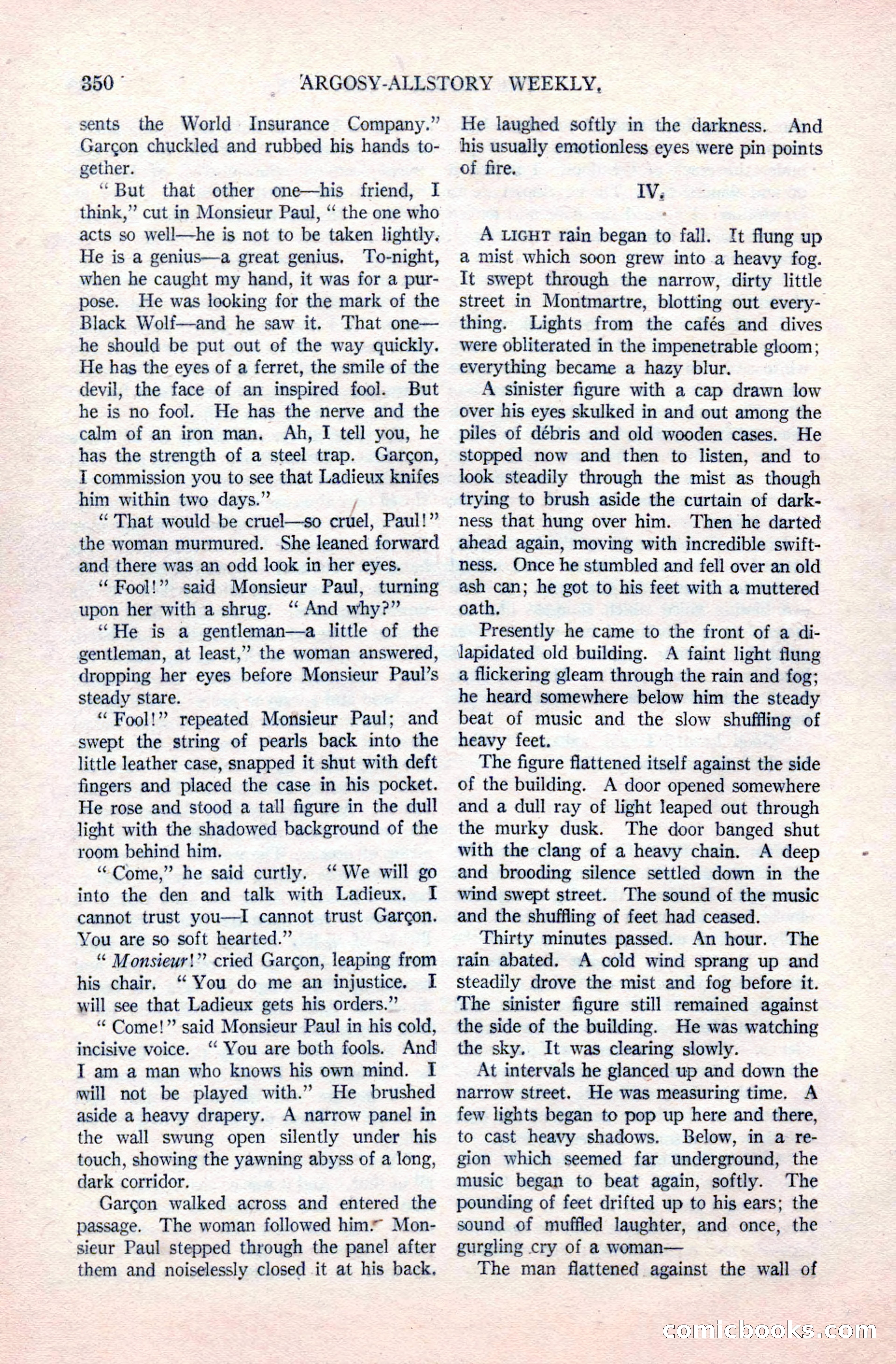 Argosy All-Story Weekly, December 20, 1924 — page 36 of 168