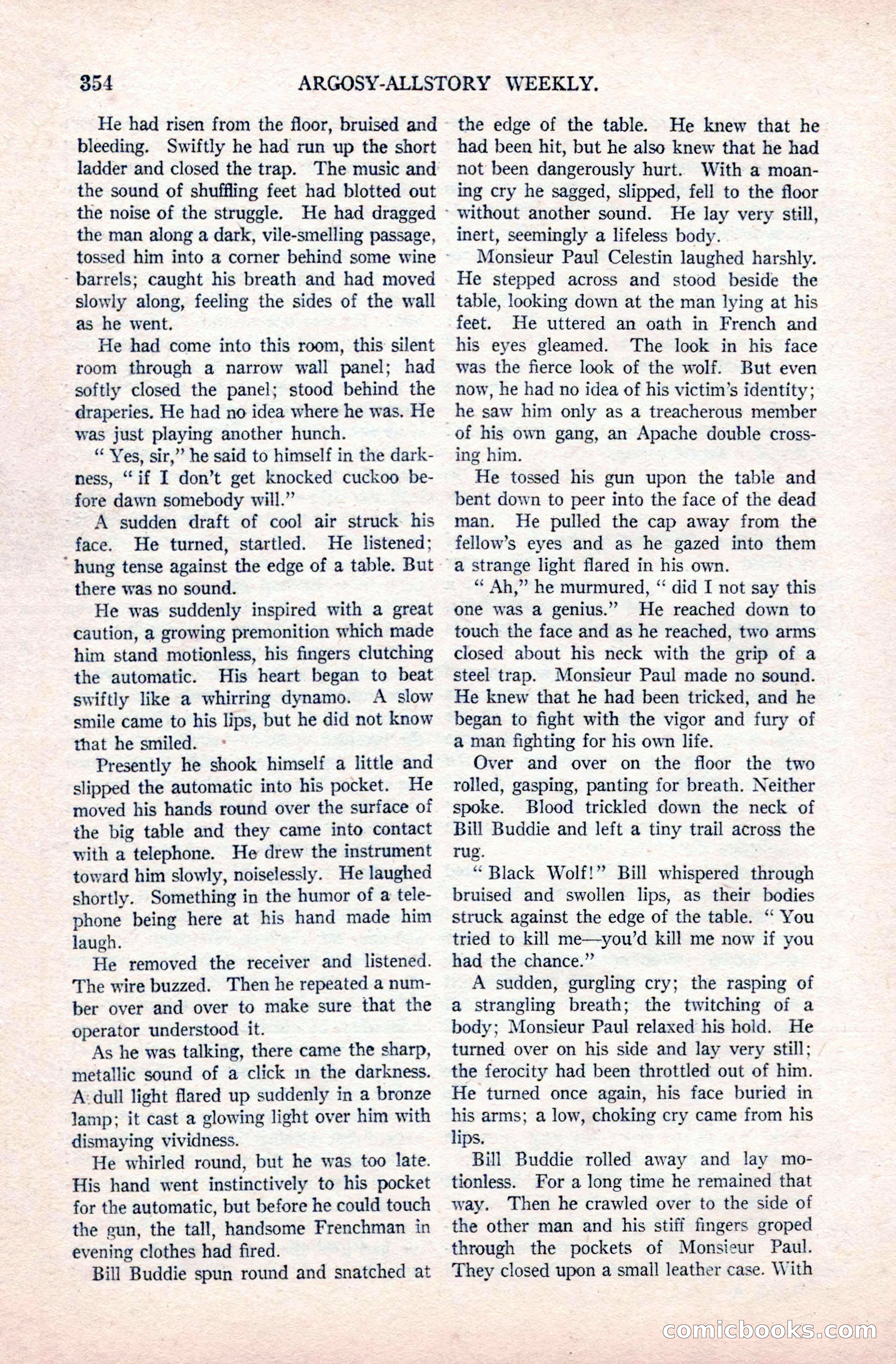 Argosy All-Story Weekly, December 20, 1924 — page 40 of 168