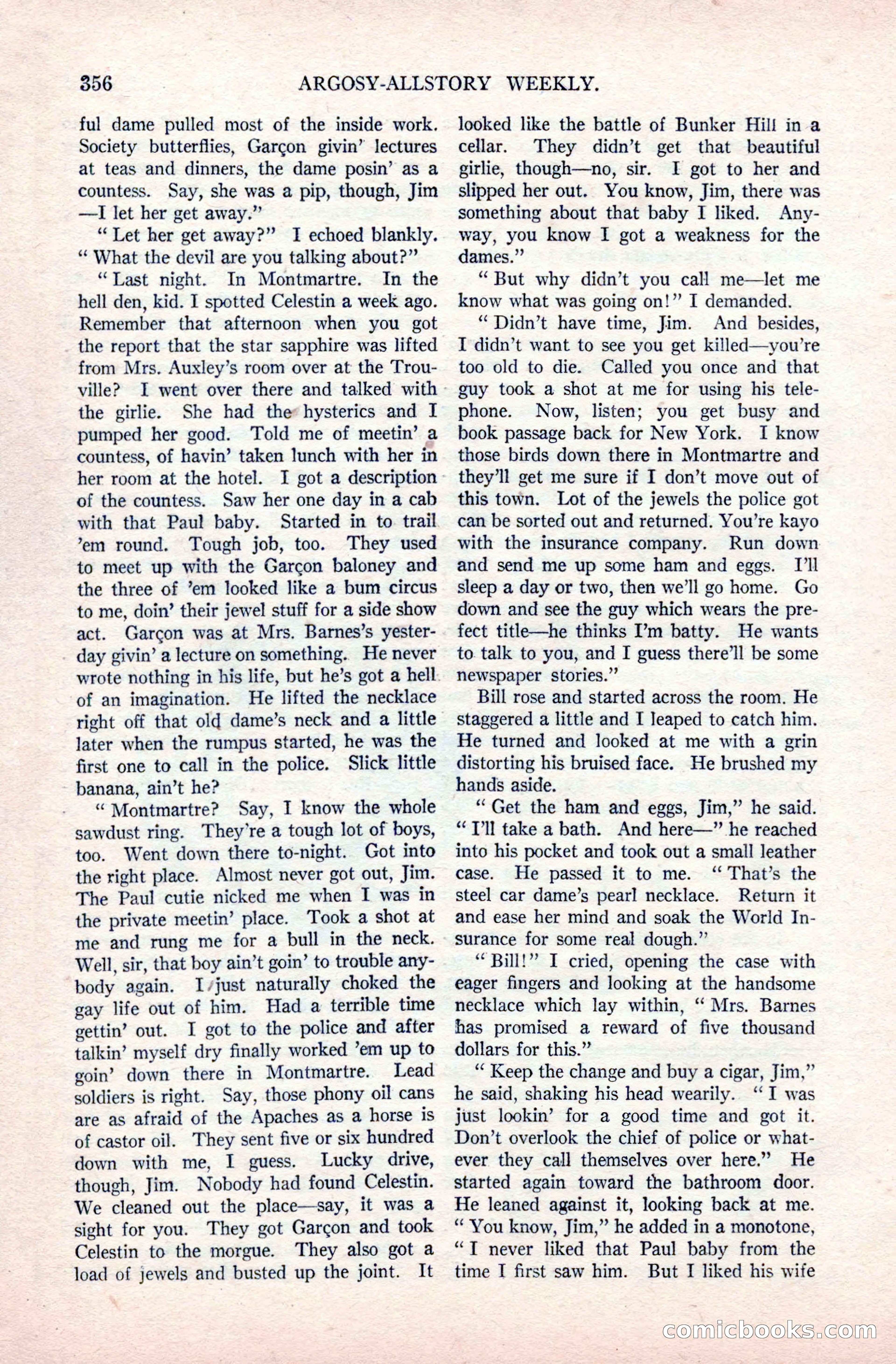 Argosy All-Story Weekly, December 20, 1924 — page 42 of 168