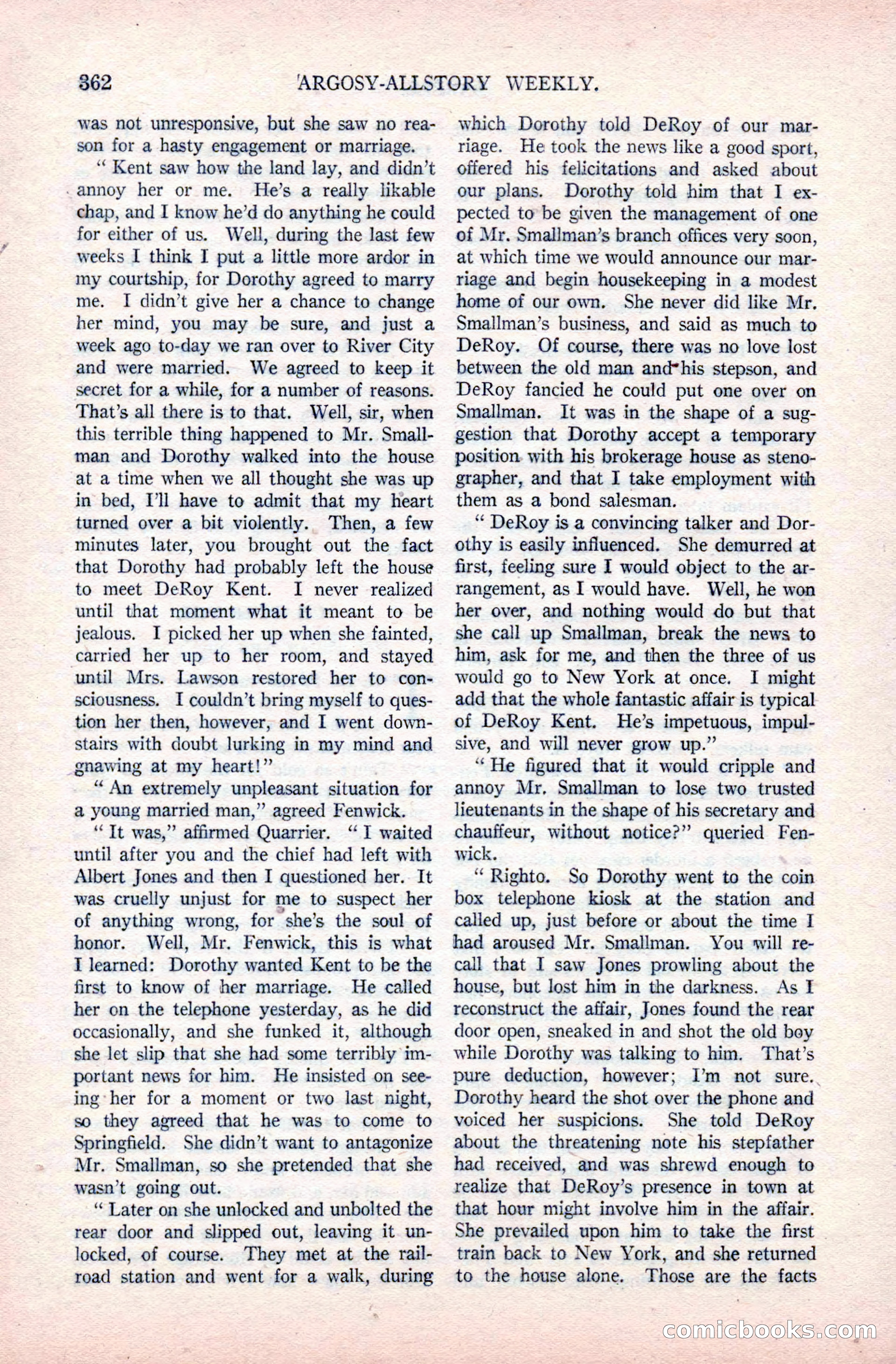 Argosy All-Story Weekly, December 20, 1924 — page 48 of 168